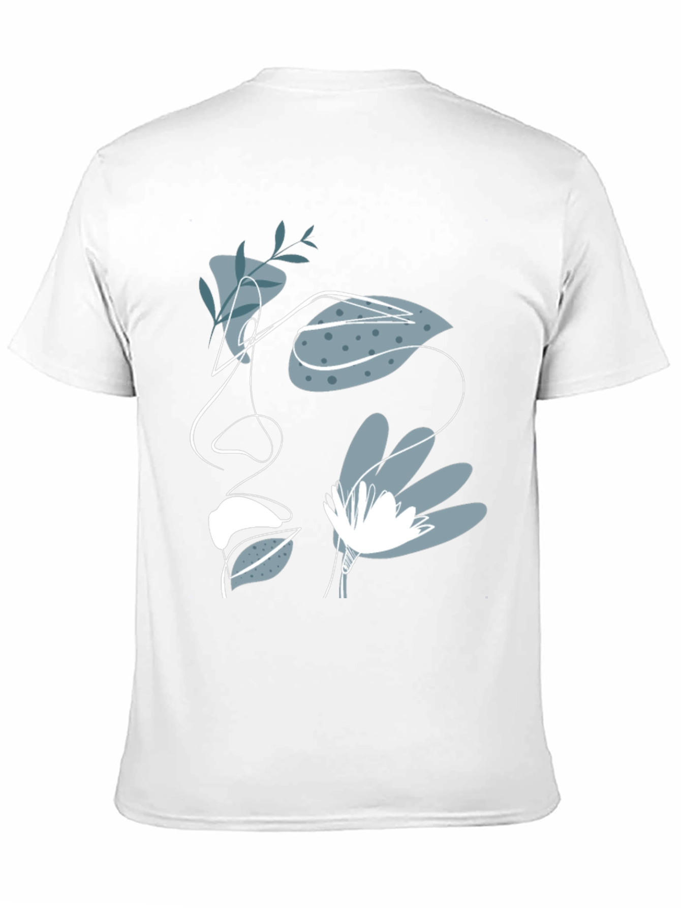 Abstract Face Graphic Tee - Modern Artistic T-Shirt