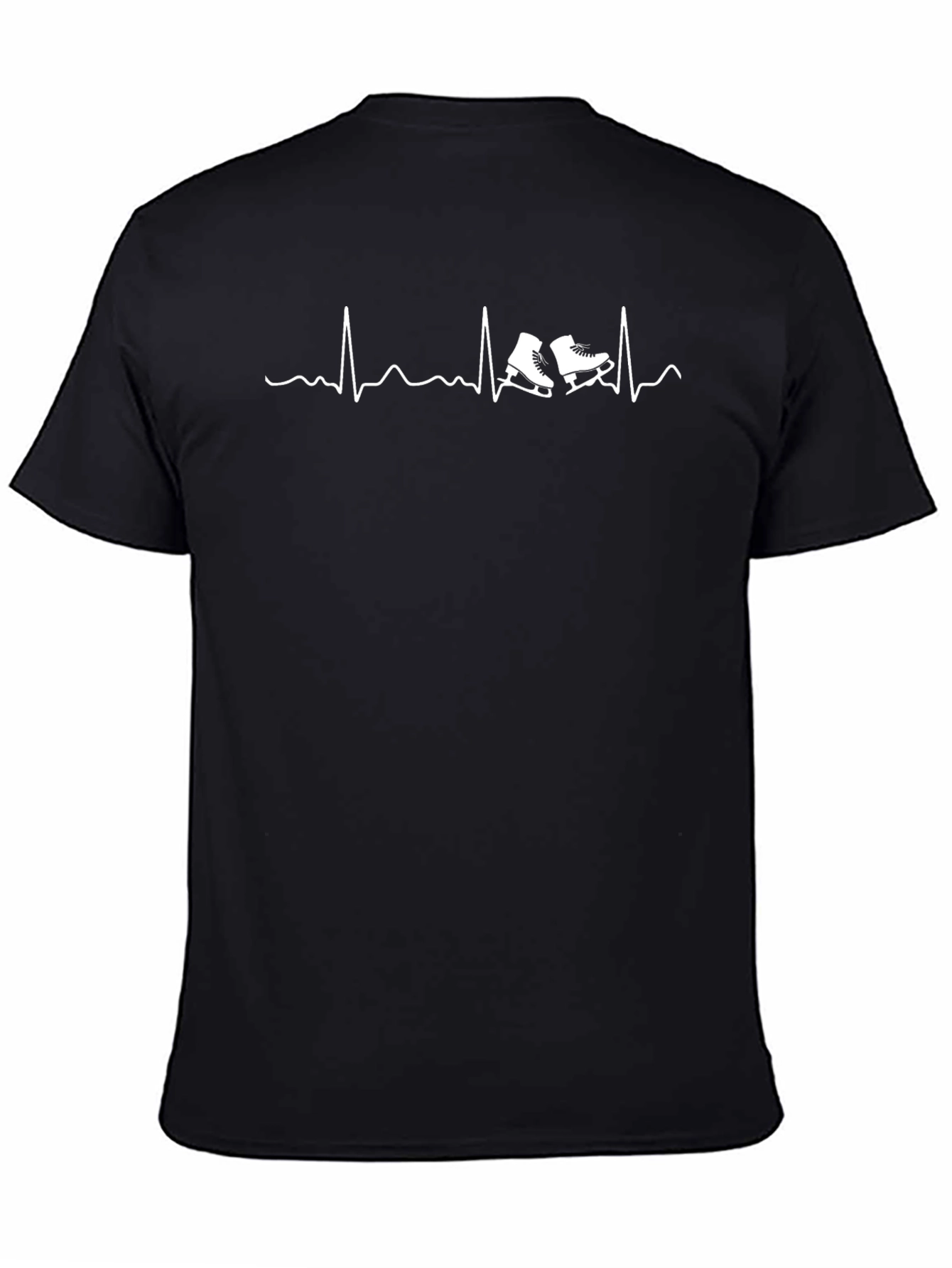 Skate Heartbeat T-Shirt - Ice Skating Love Tee
