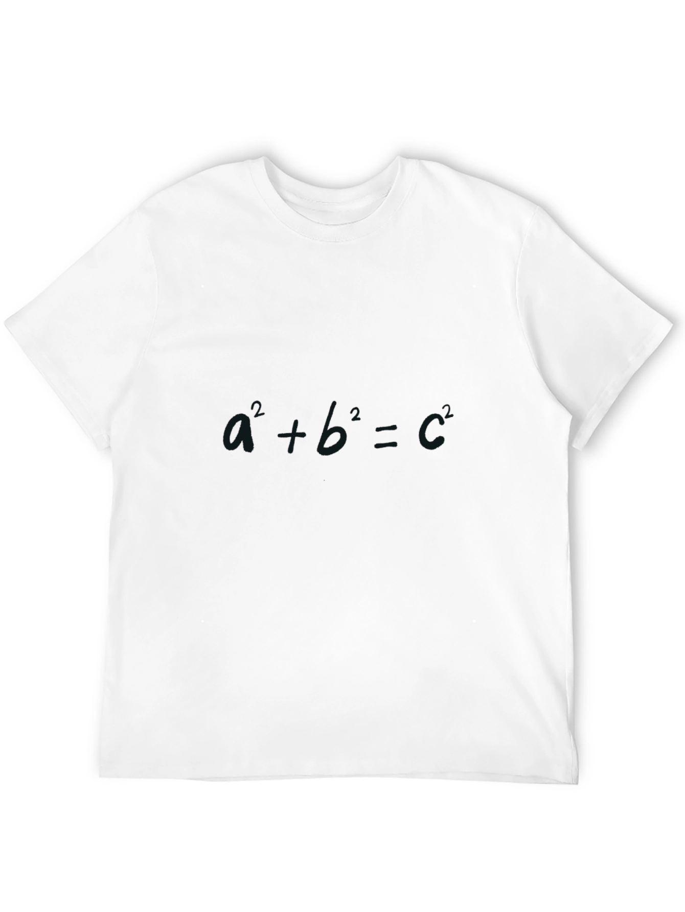 Math Formula Graphic Black T-Shirt