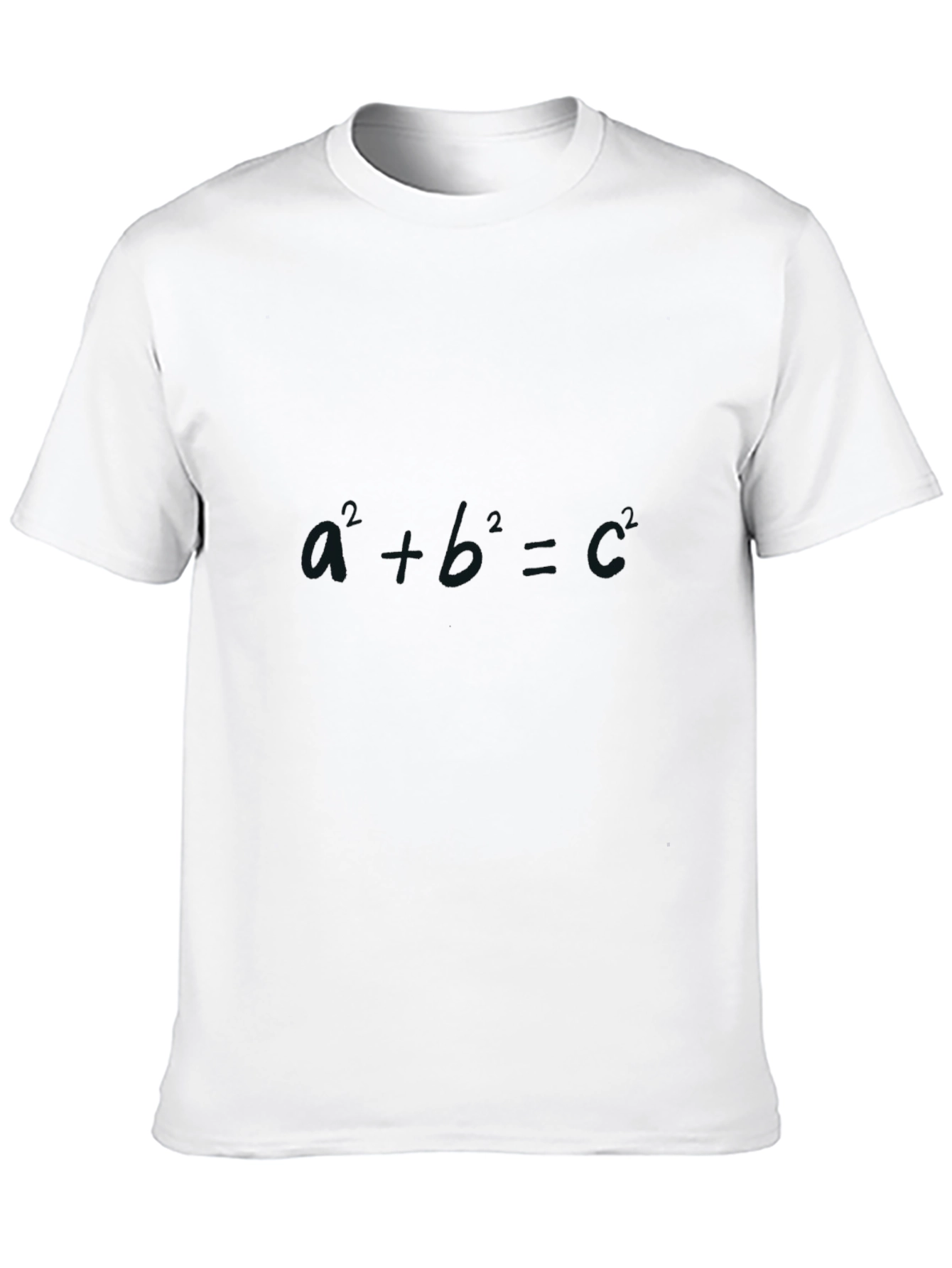 Math Formula Graphic Black T-Shirt