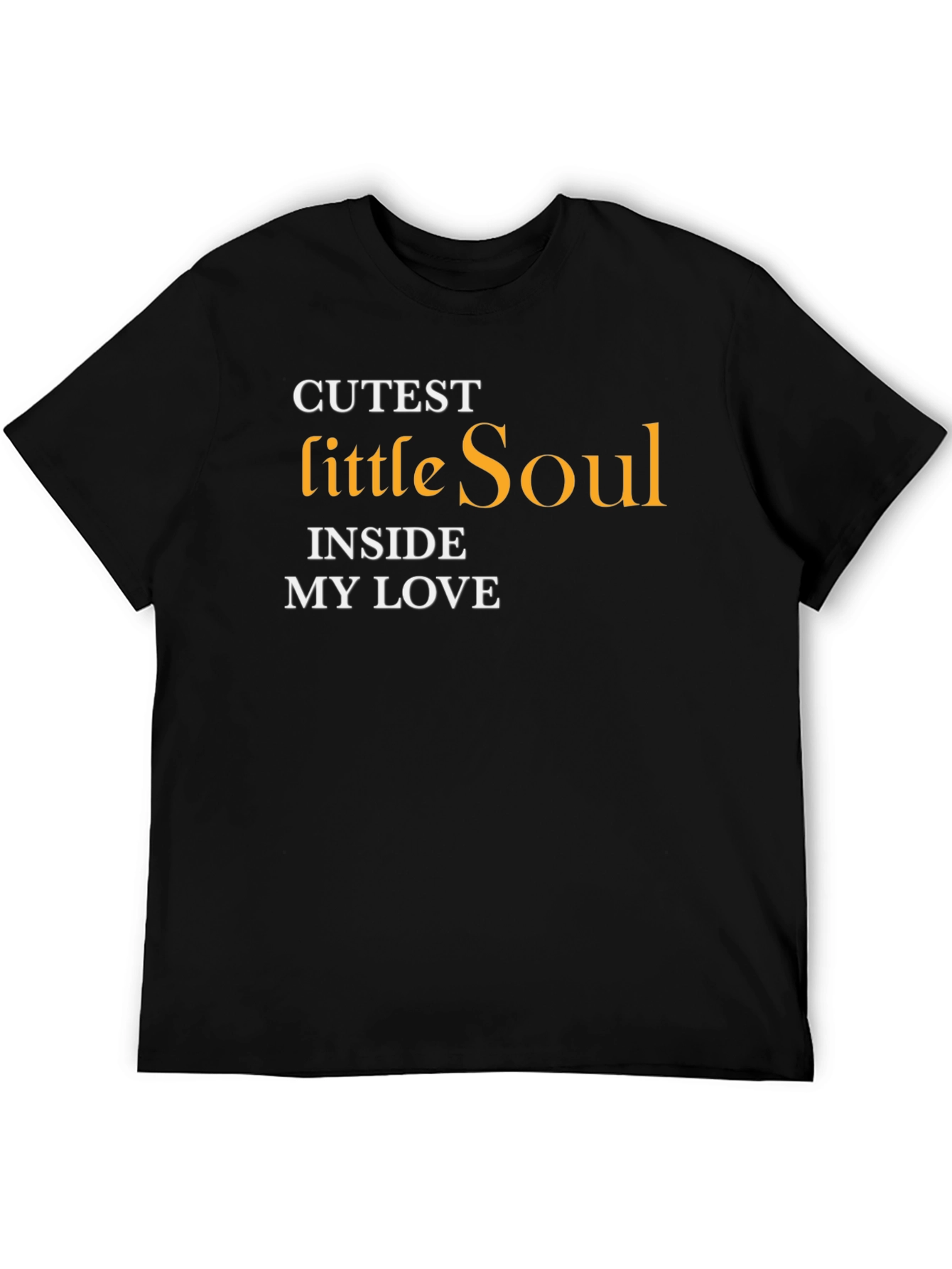 Cutest Little Soul T-Shirt - Black Stylish