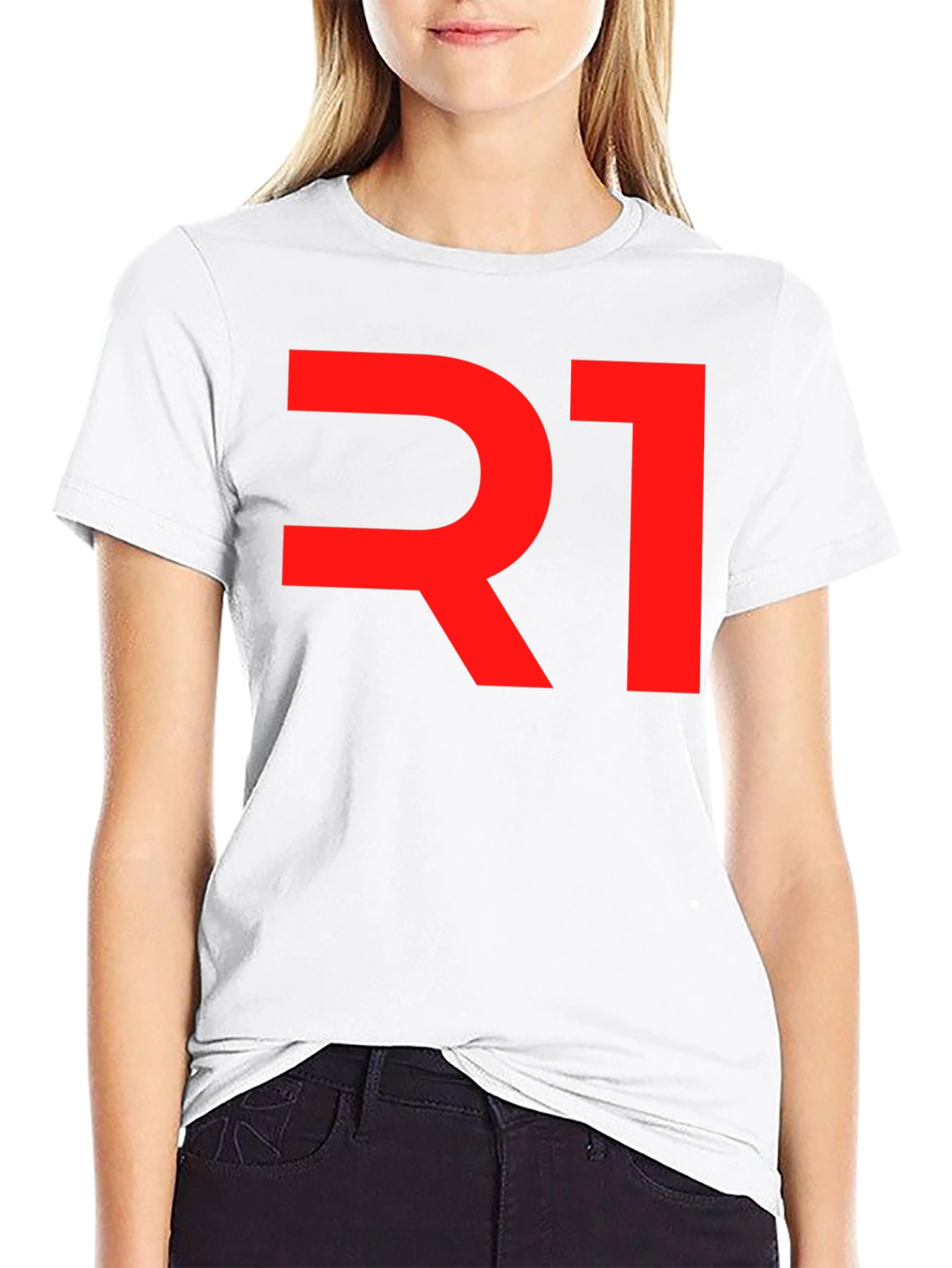 Bold Red R1 Graphic Tee - Stylish Casual Wear
