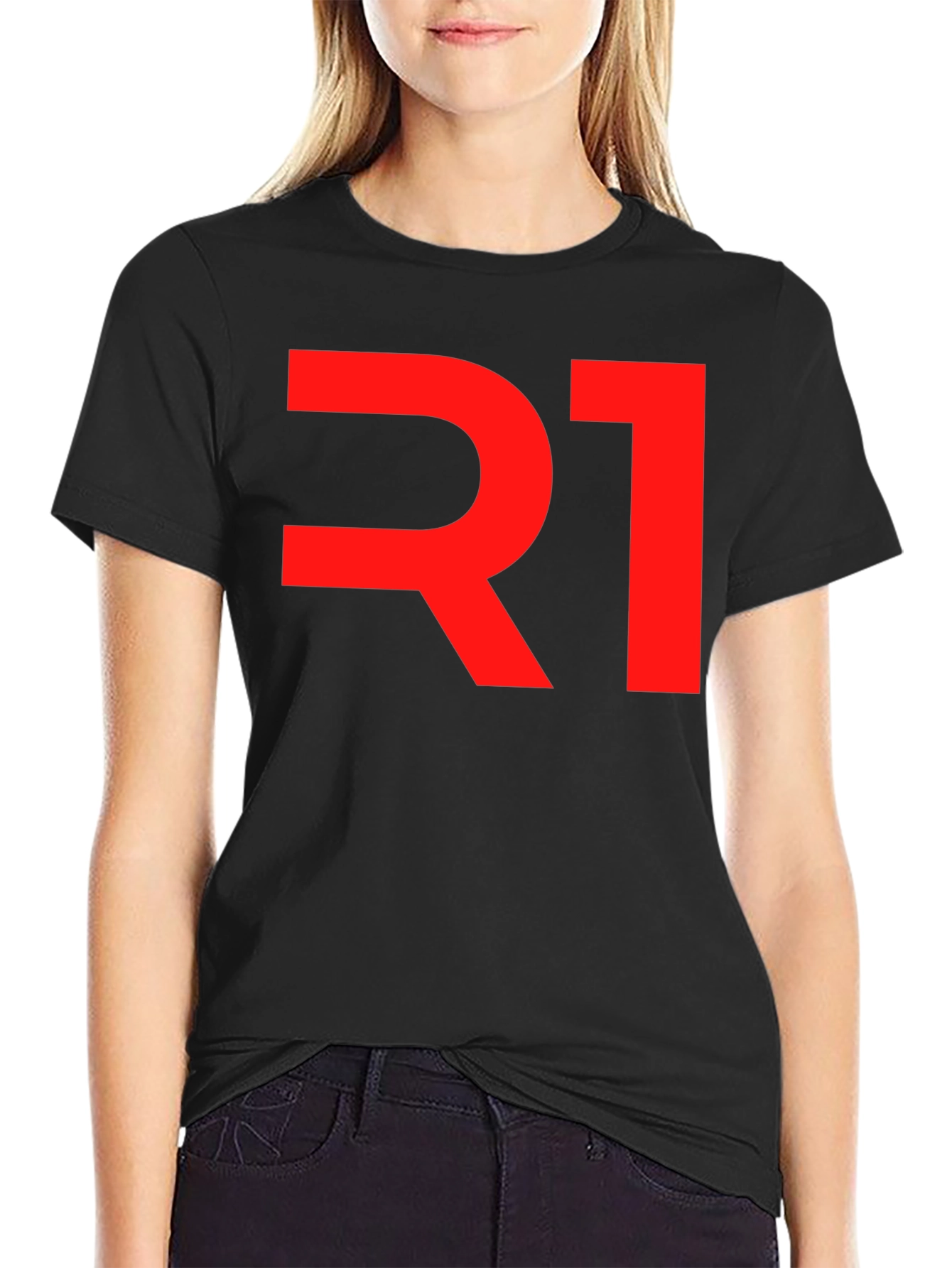 Bold Red R1 Graphic Tee - Stylish Casual Wear