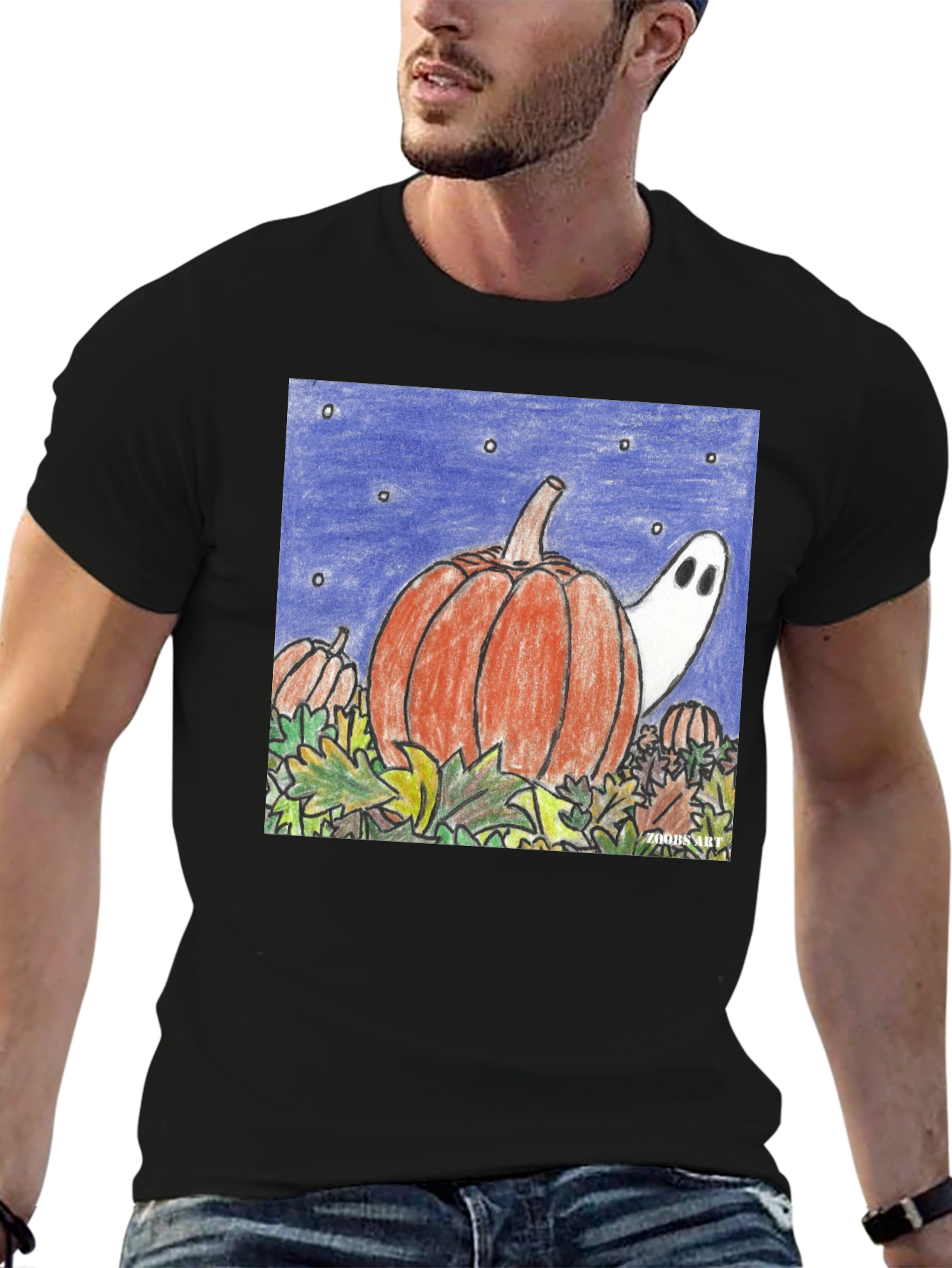 Halloween Pumpkin Ghost Unisex T-Shirt