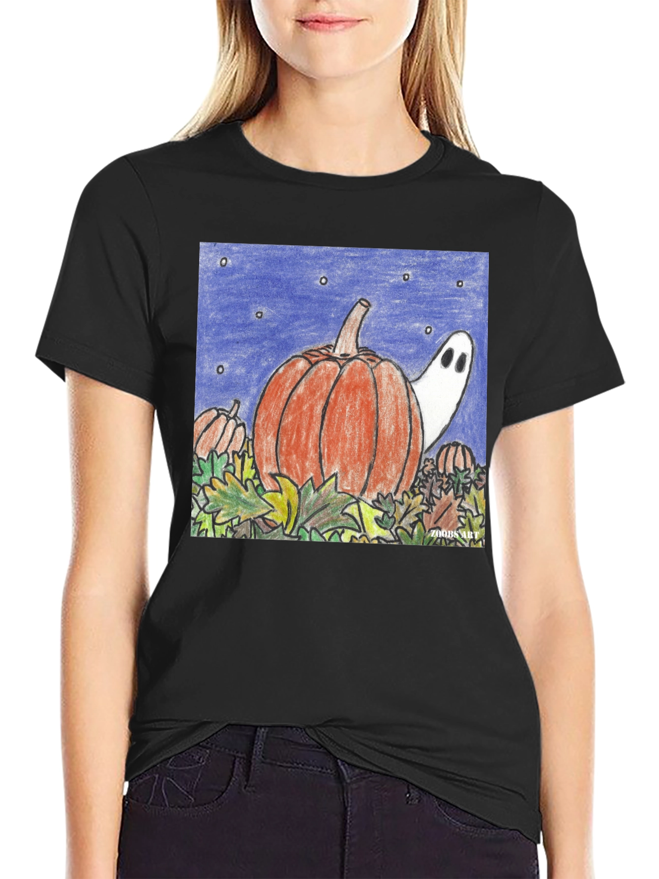 Halloween Pumpkin Ghost Unisex T-Shirt