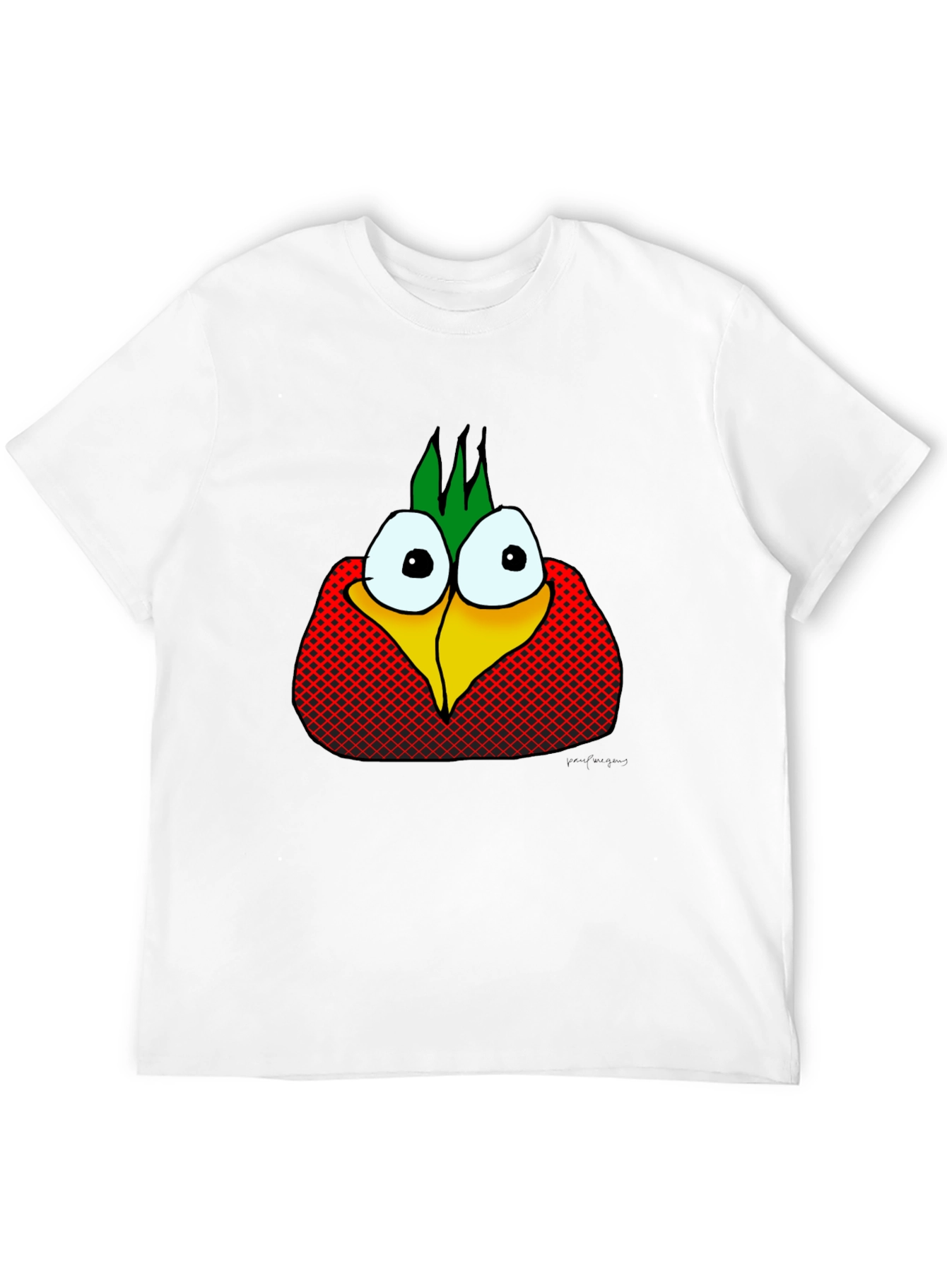 Funny Cartoon Bird T-Shirt