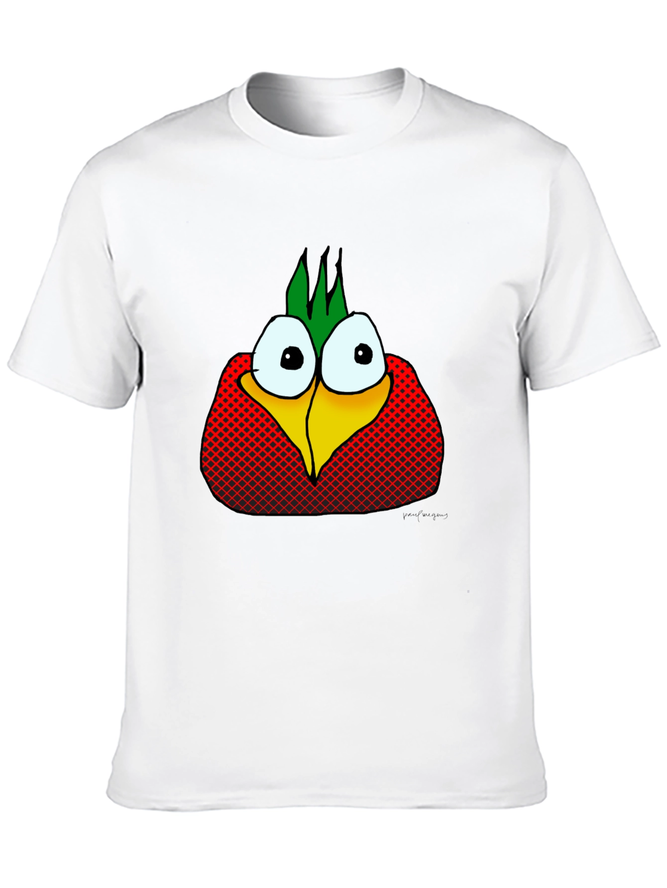 Funny Cartoon Bird T-Shirt