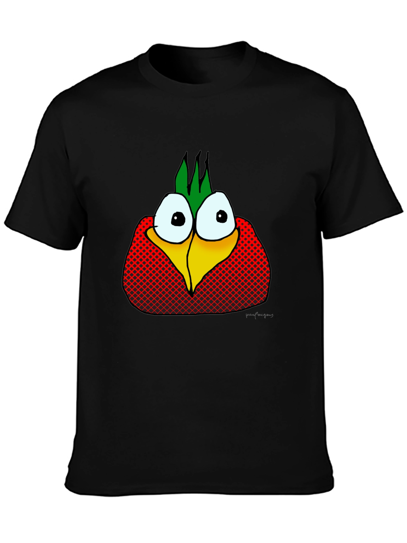 Funny Cartoon Bird T-Shirt