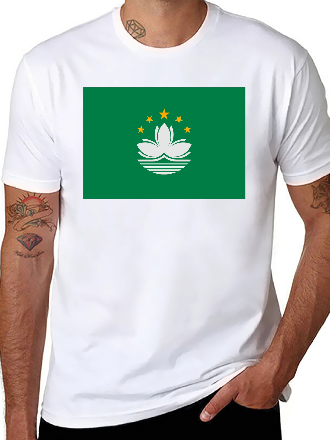 Macau Flag T-Shirt -  Stylish & Patriotic