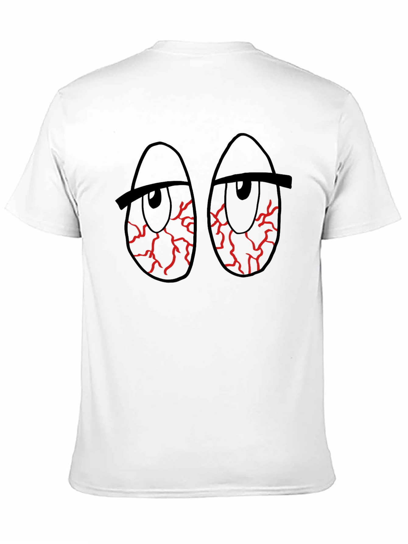 Red Eye Graphic Black T-Shirt