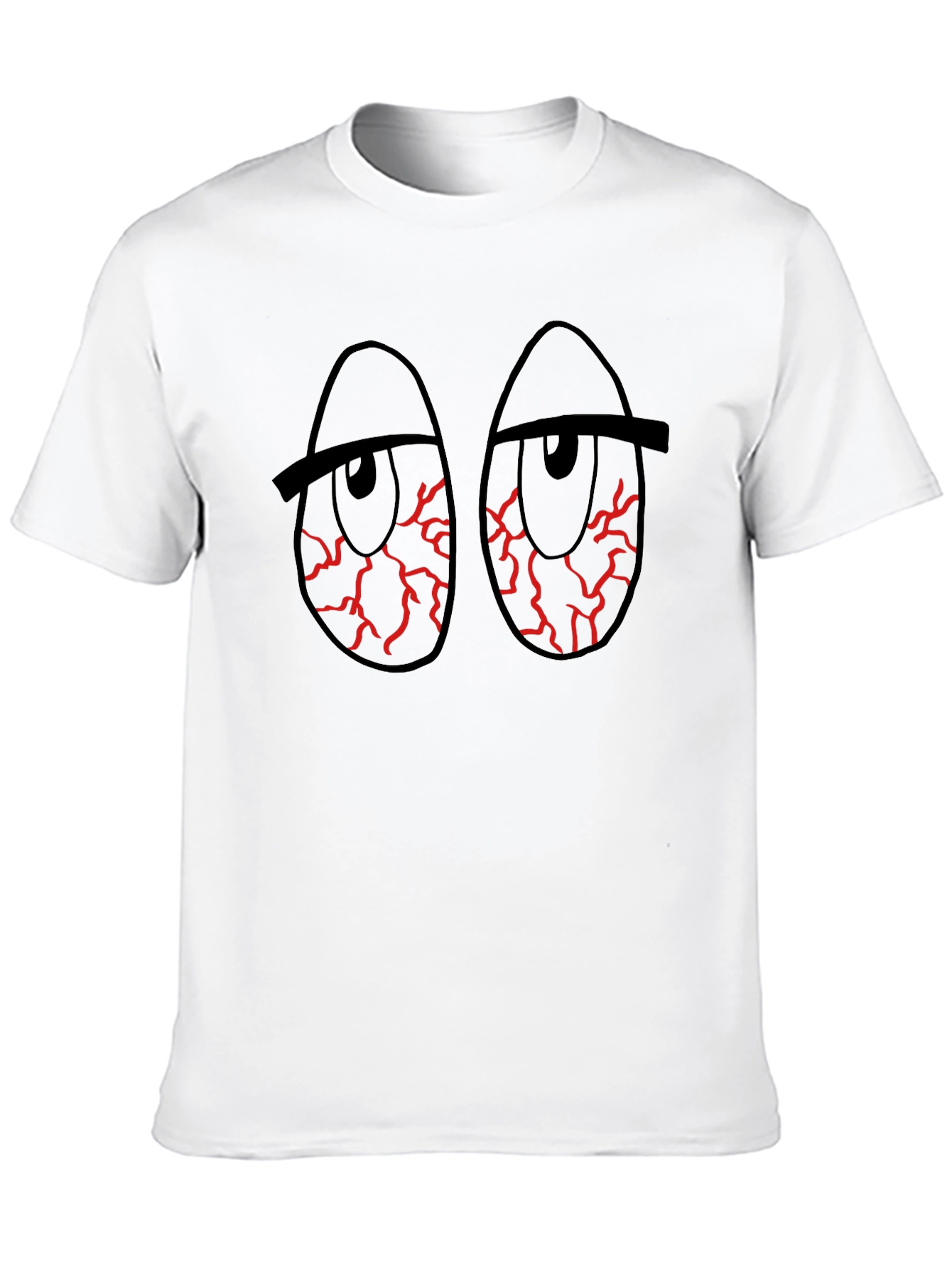 Red Eye Graphic Black T-Shirt