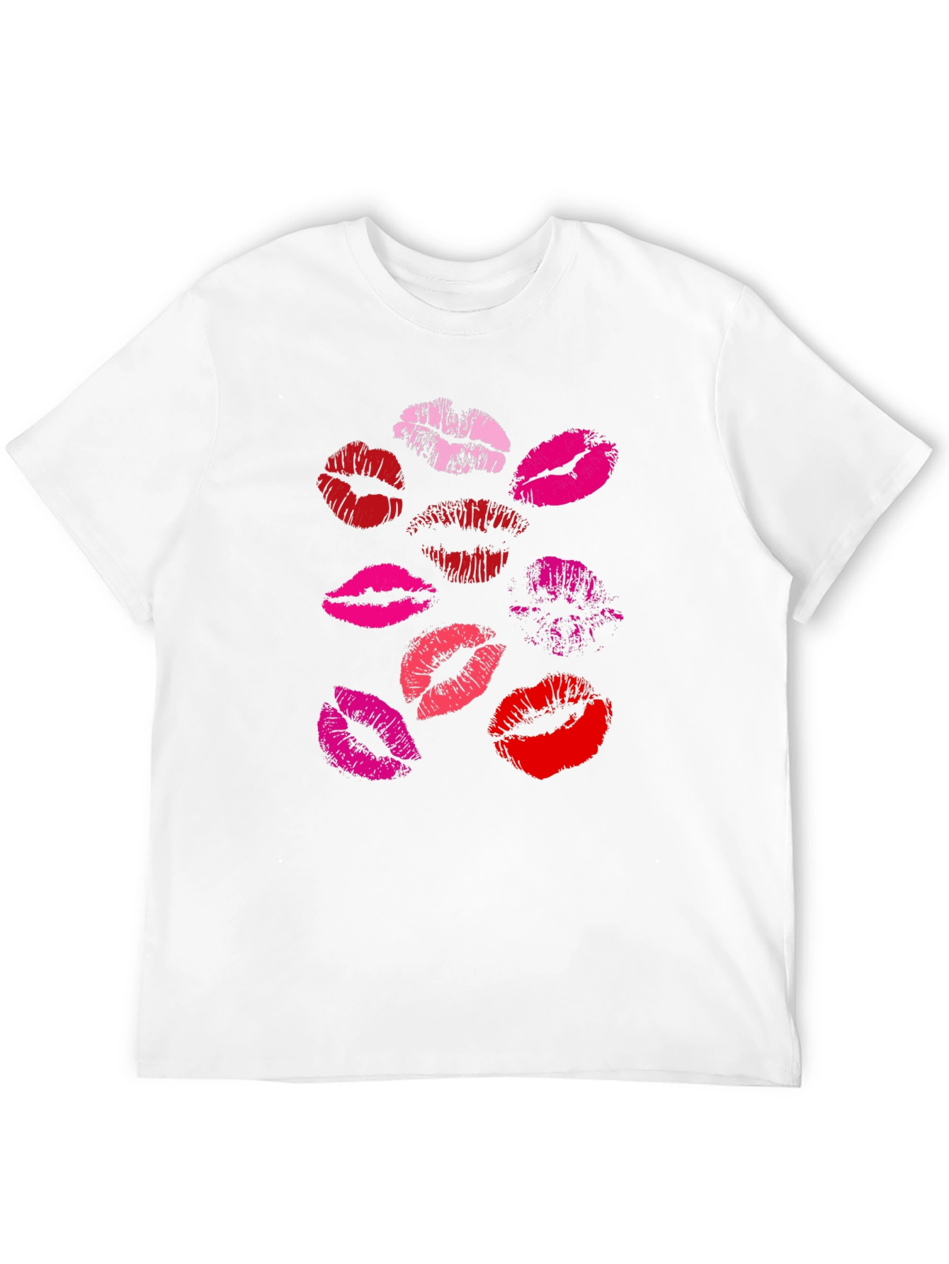 Kiss Print Black T-Shirt