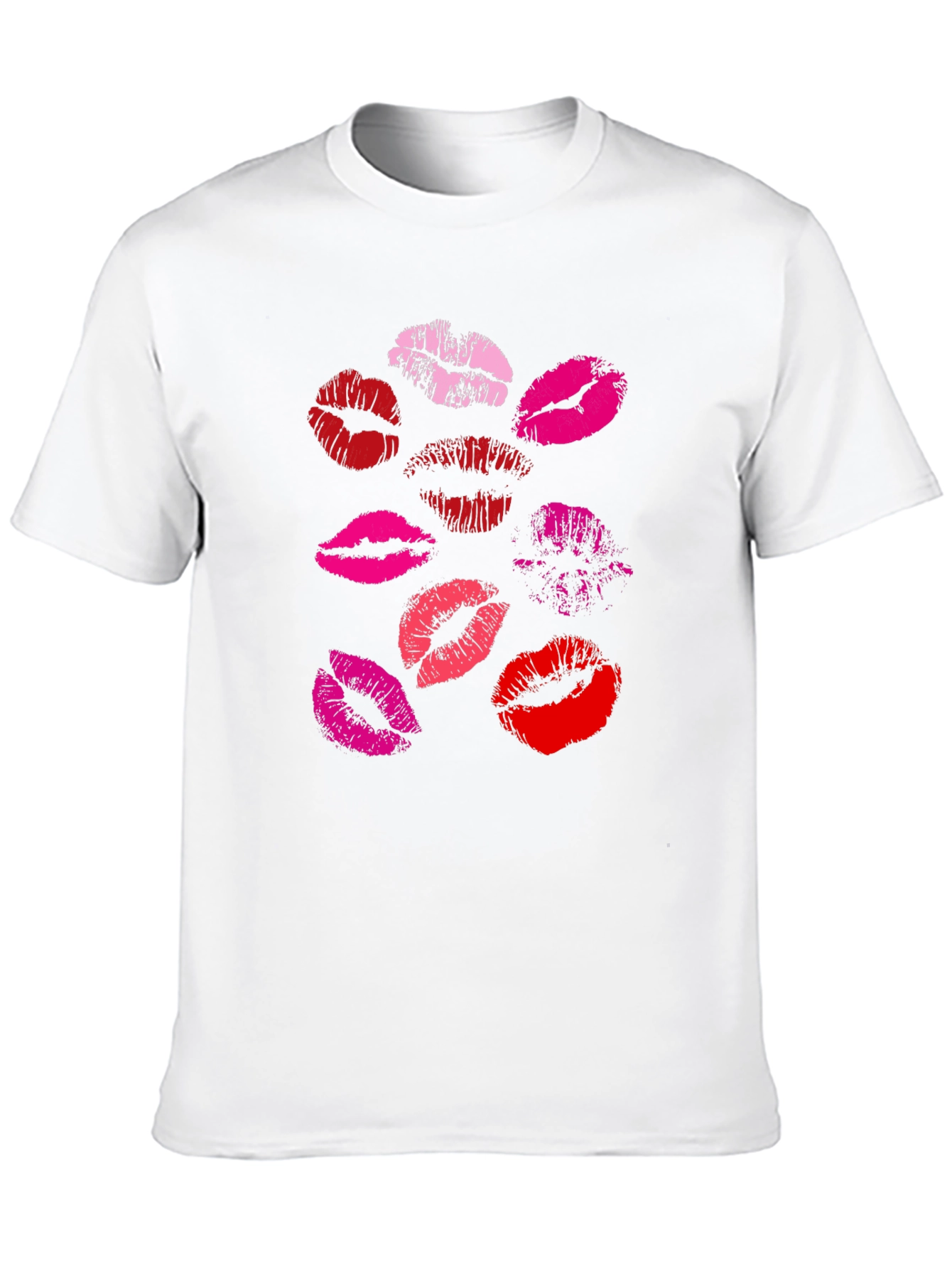 Kiss Print Black T-Shirt