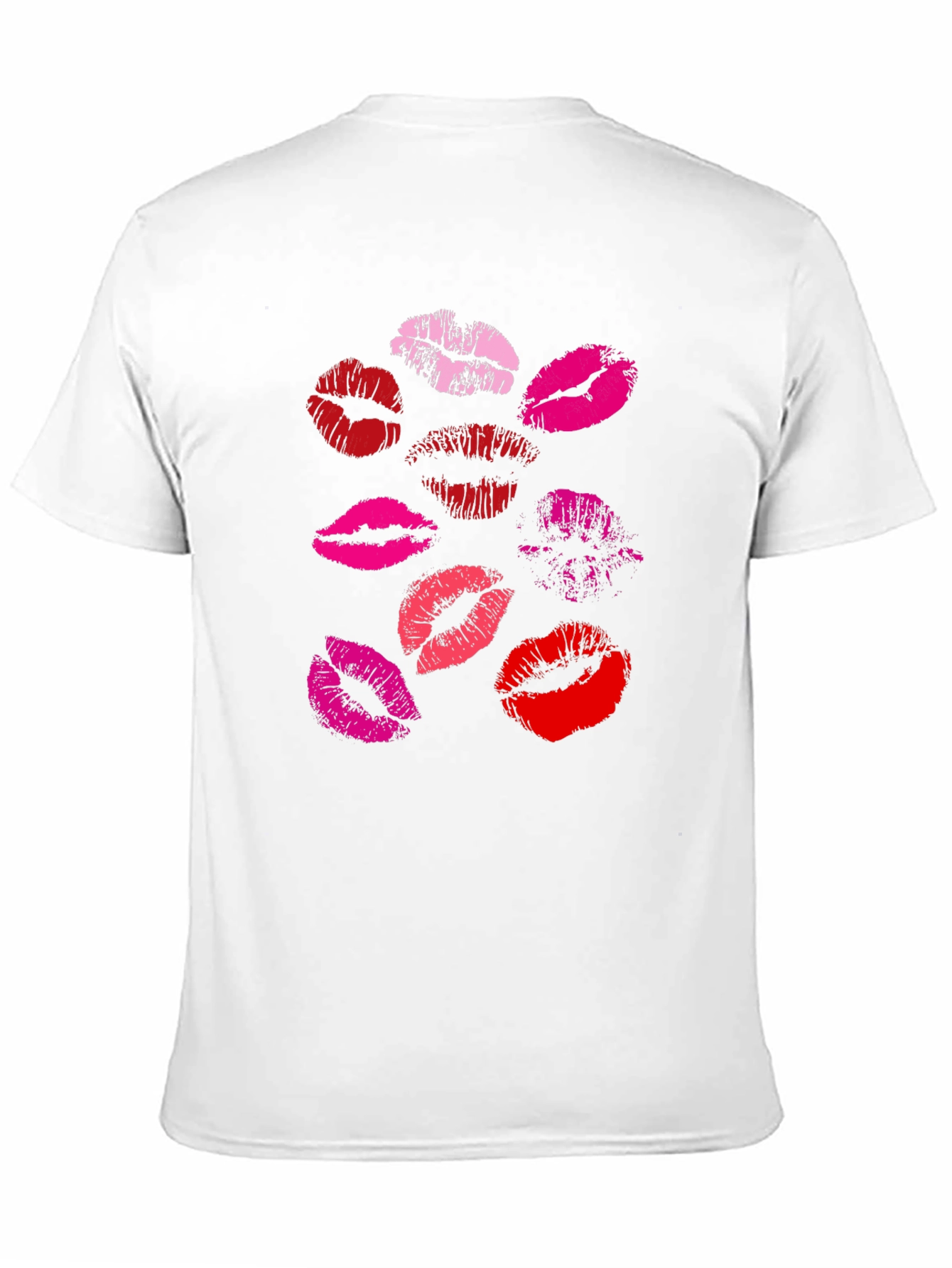 Kiss Print Black T-Shirt
