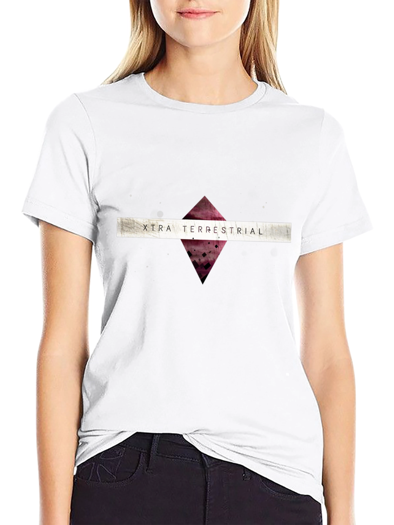 XTRA TERRESTRIAL Graphic Black T-Shirt