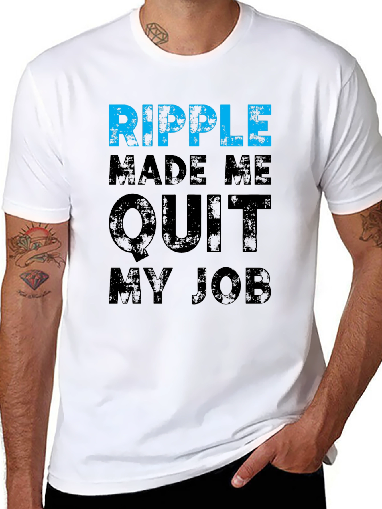 Ripple Made Me Quit My Job T-Shirt