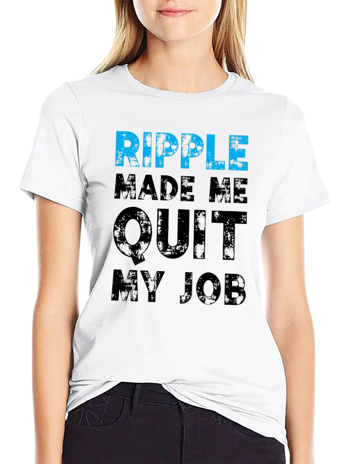 Ripple Made Me Quit My Job T-Shirt