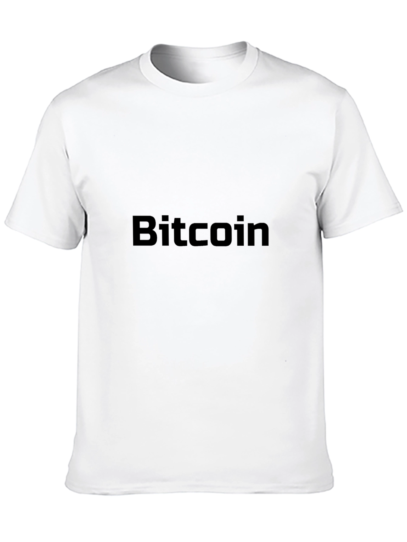 Bitcoin Black T-Shirt Crypto Currency Tee