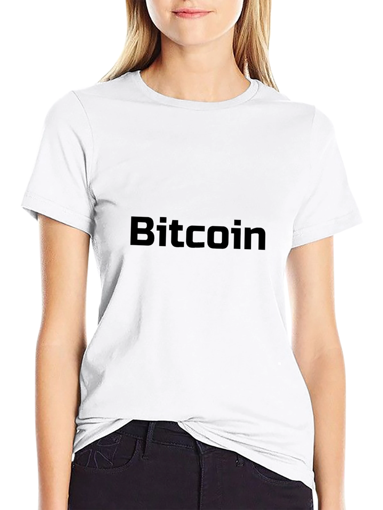 Bitcoin Black T-Shirt Crypto Currency Tee