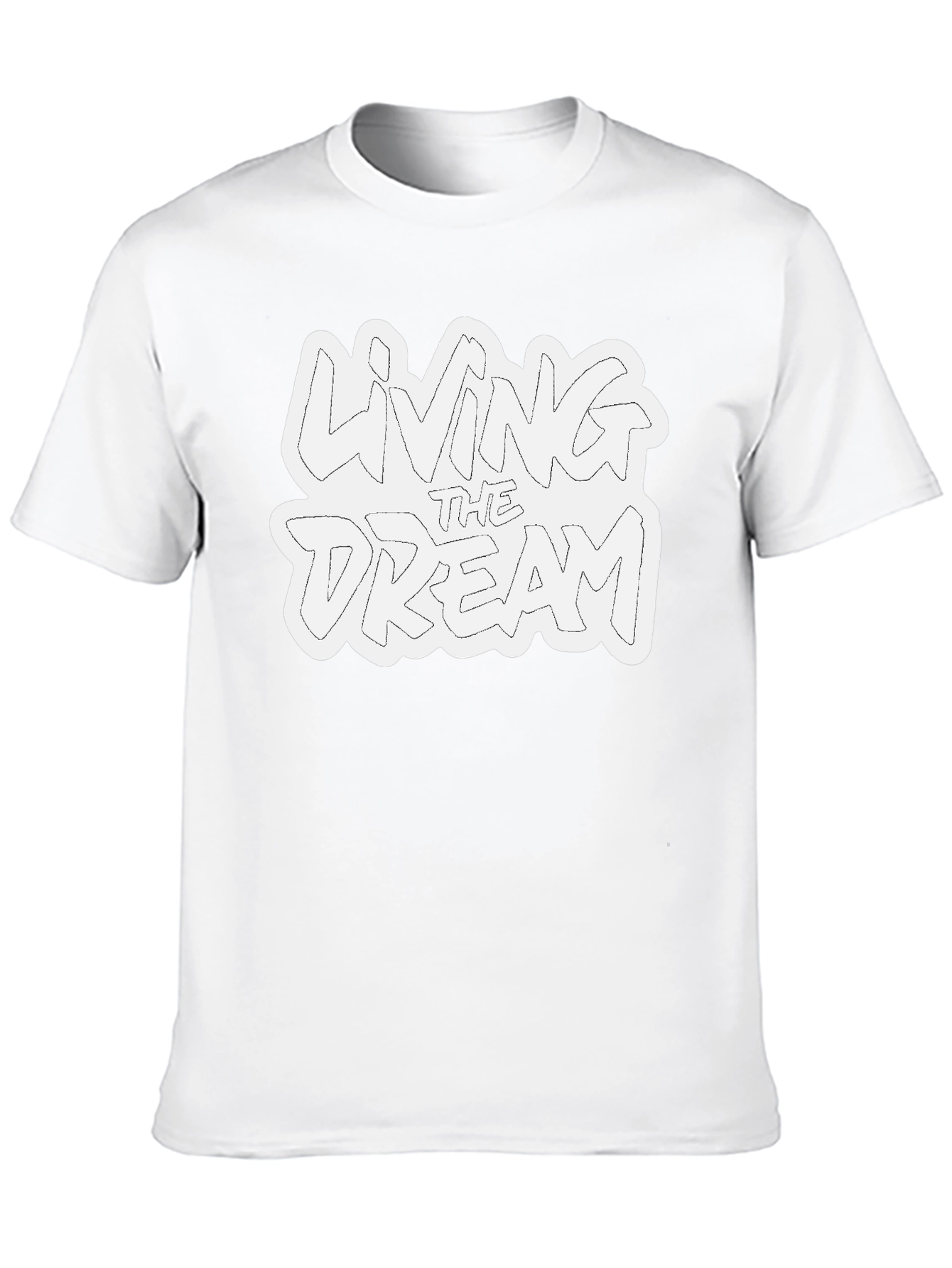 Living the Dream Black Graphic Tee