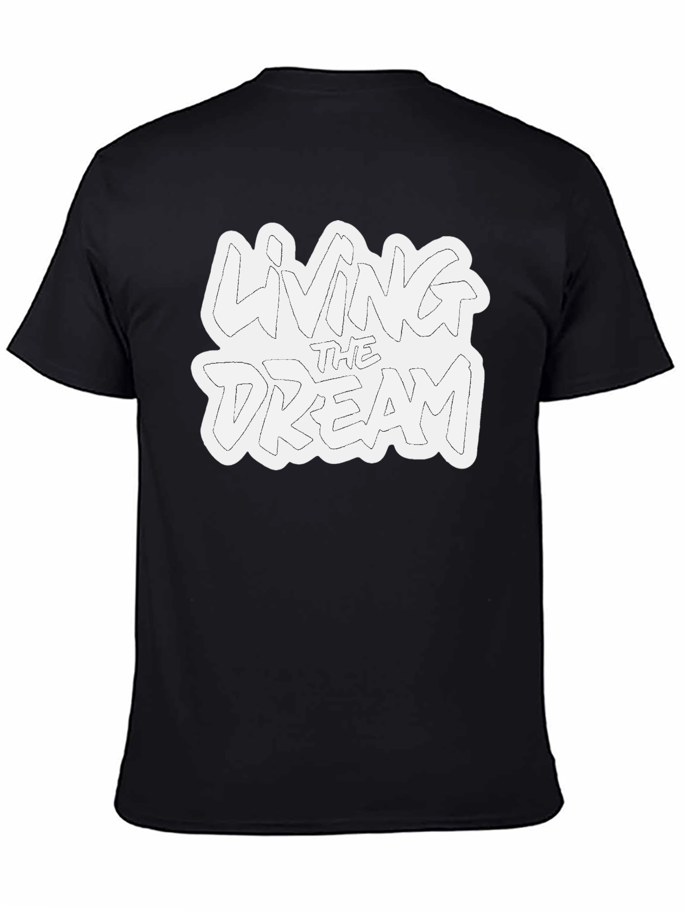 Living the Dream Black Graphic Tee
