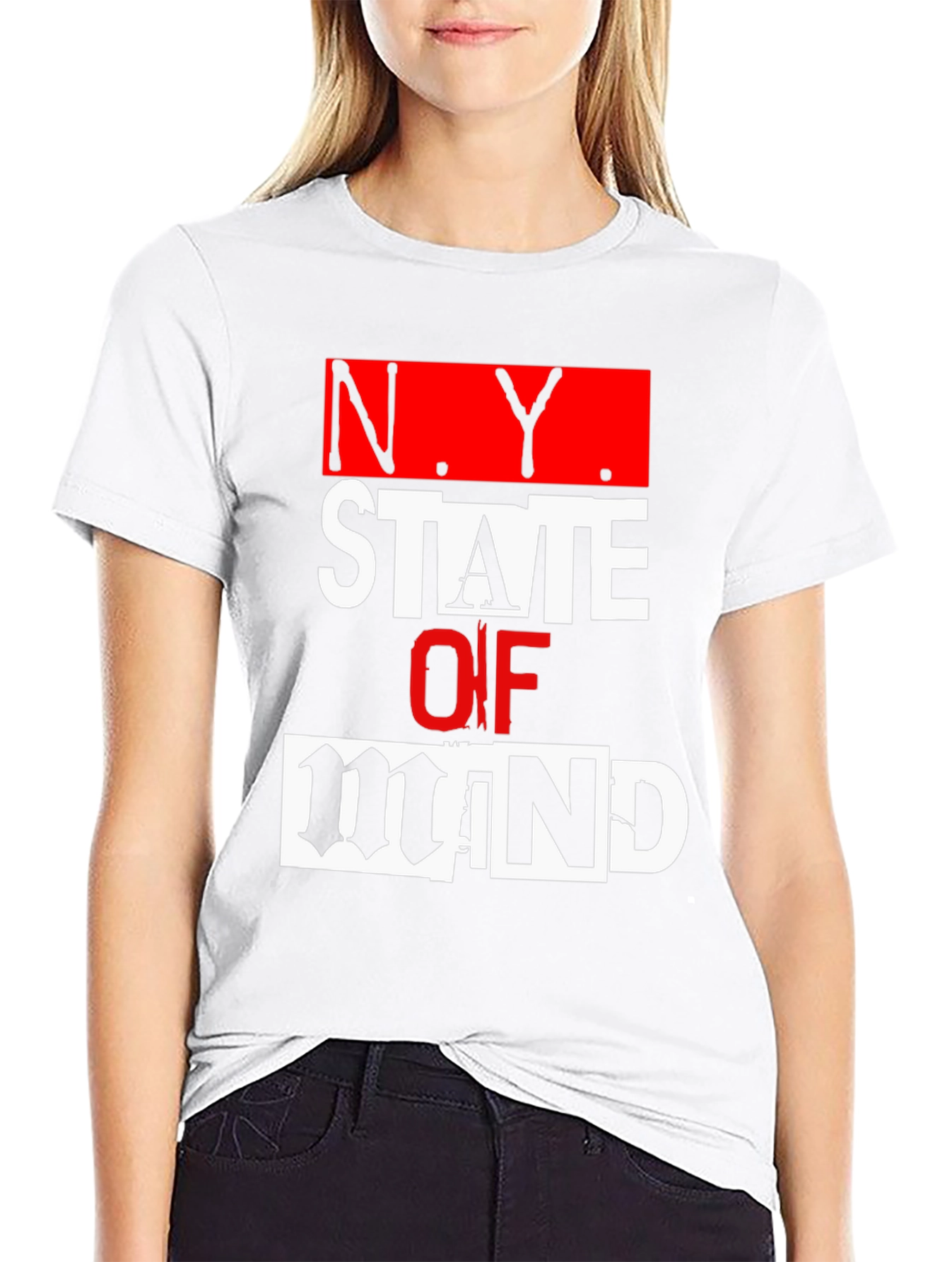 N.Y. State of Mind Graphic T-Shirt