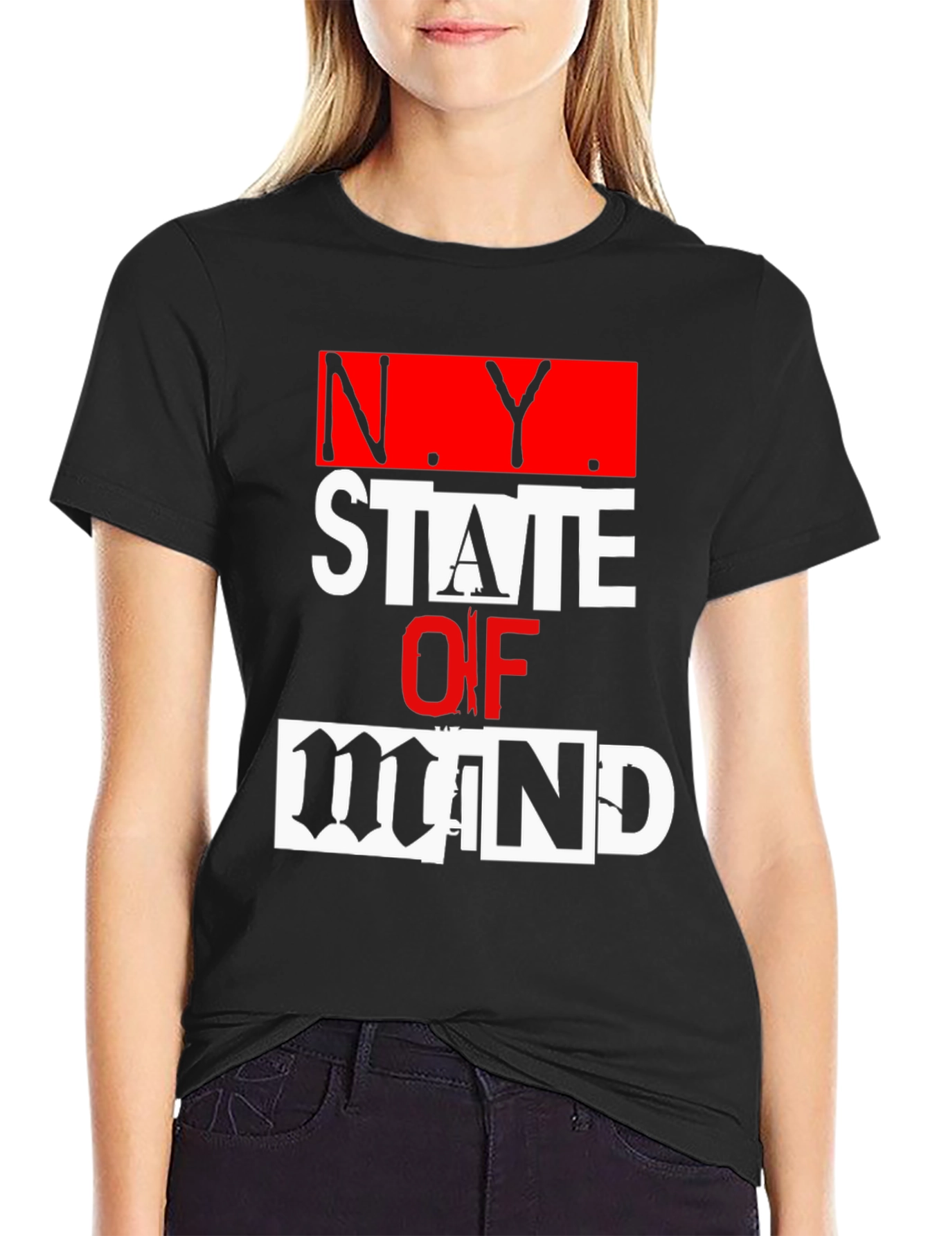 N.Y. State of Mind Graphic T-Shirt