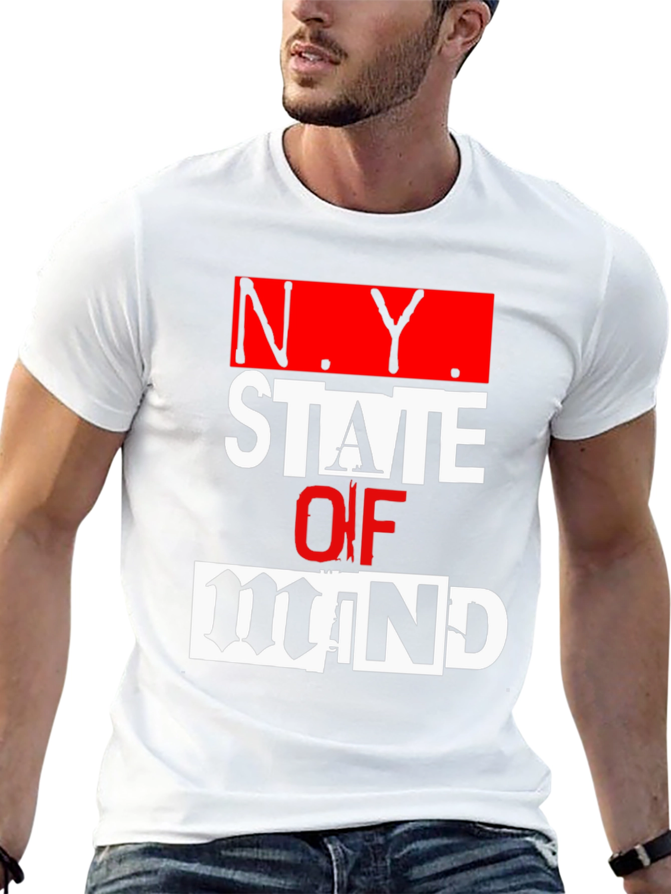 N.Y. State of Mind Graphic T-Shirt