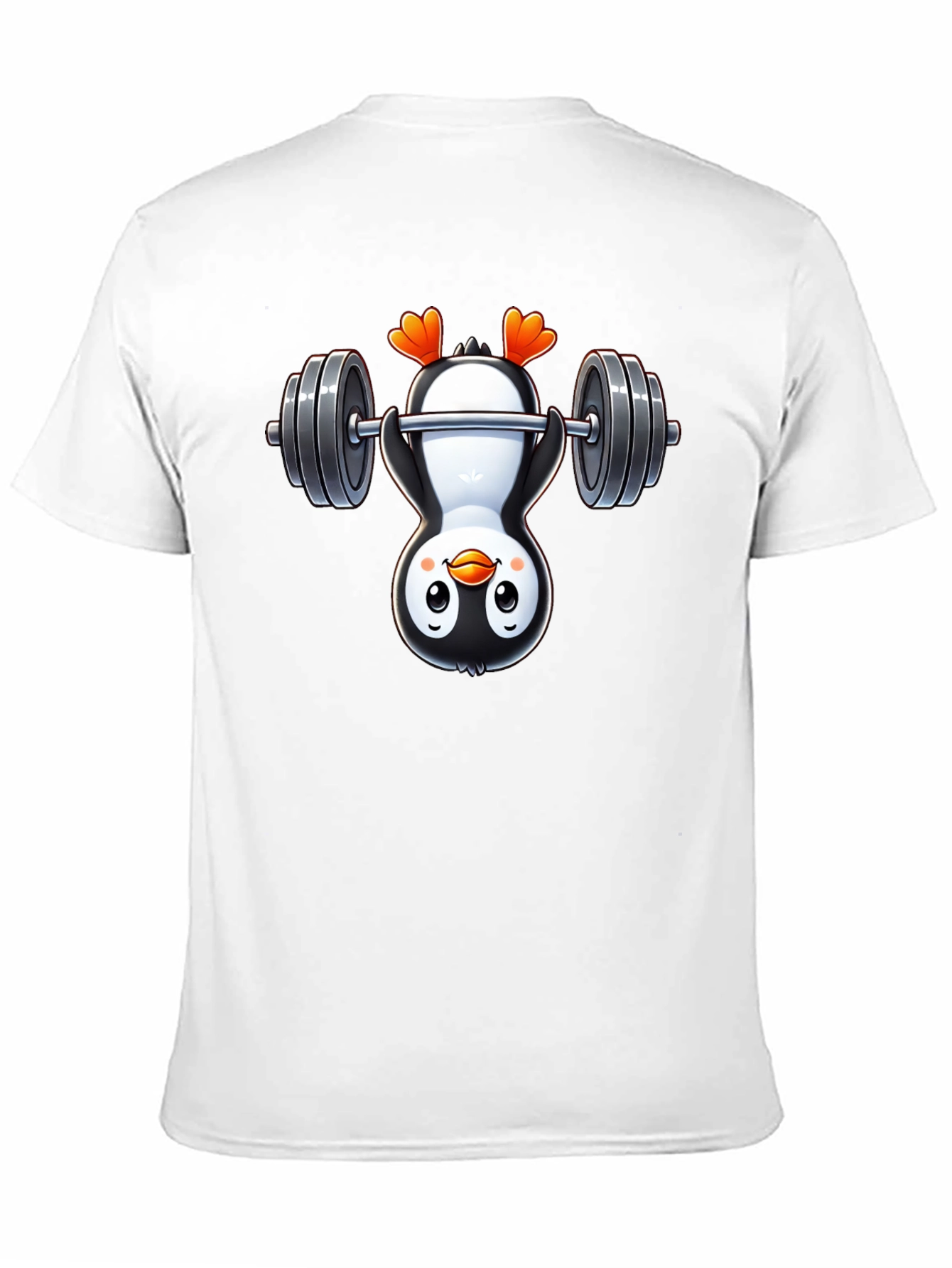 Penguin Gymnast T-Shirt - Black Cotton Tee