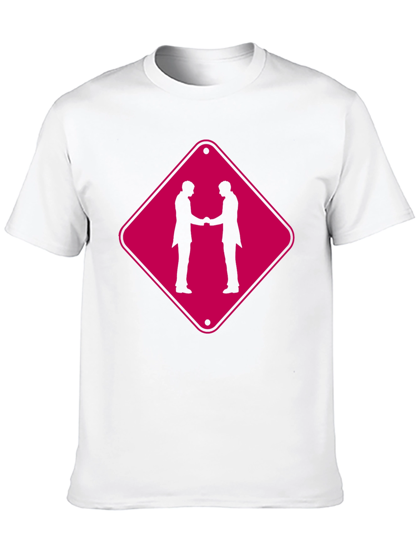 Handshake Graphic T-Shirt - Black
