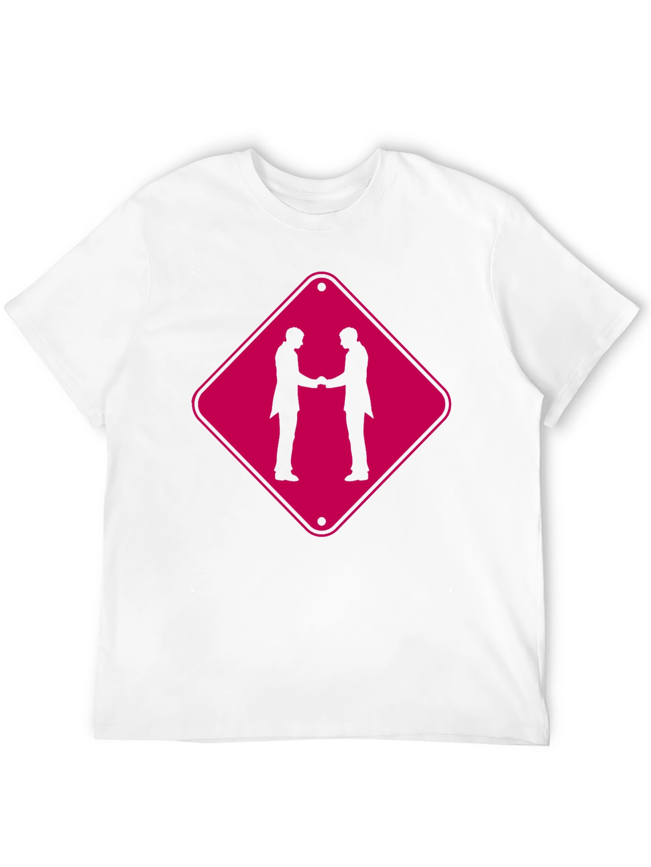 Handshake Graphic T-Shirt - Black