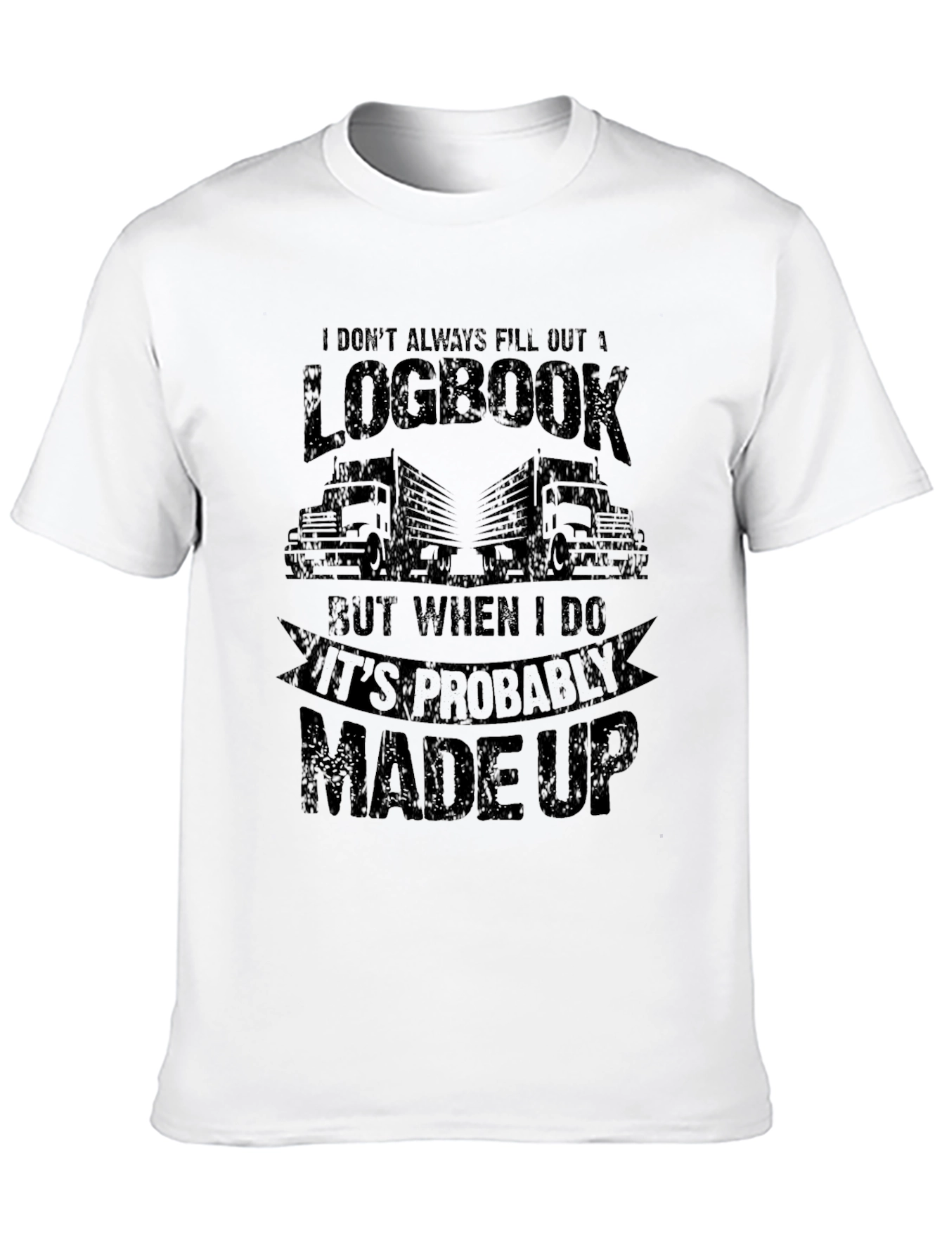 Funny Trucker Logbook T-Shirt