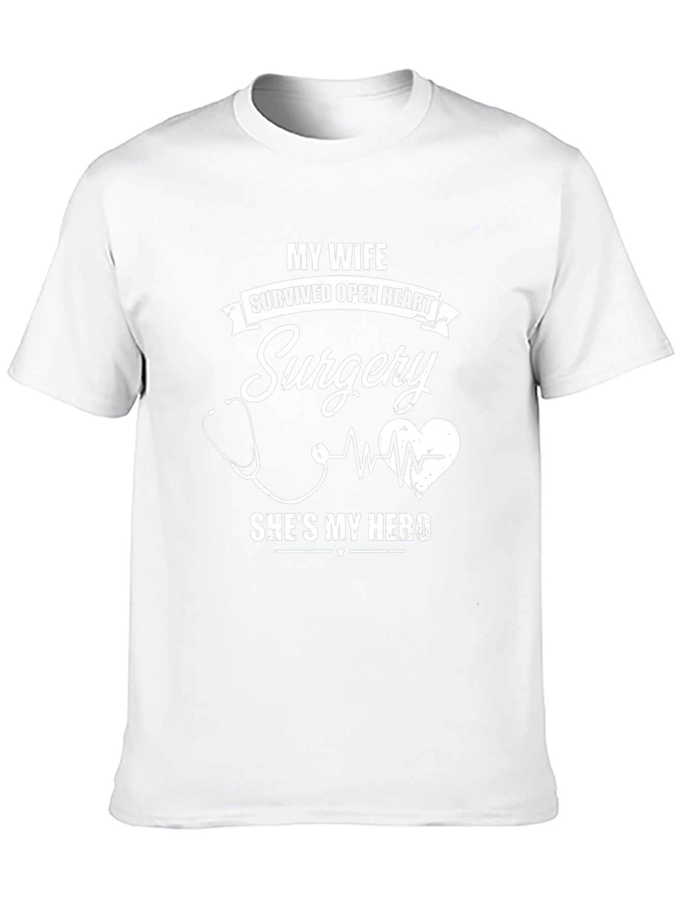 Wife Open Heart Surgery Hero T-Shirt