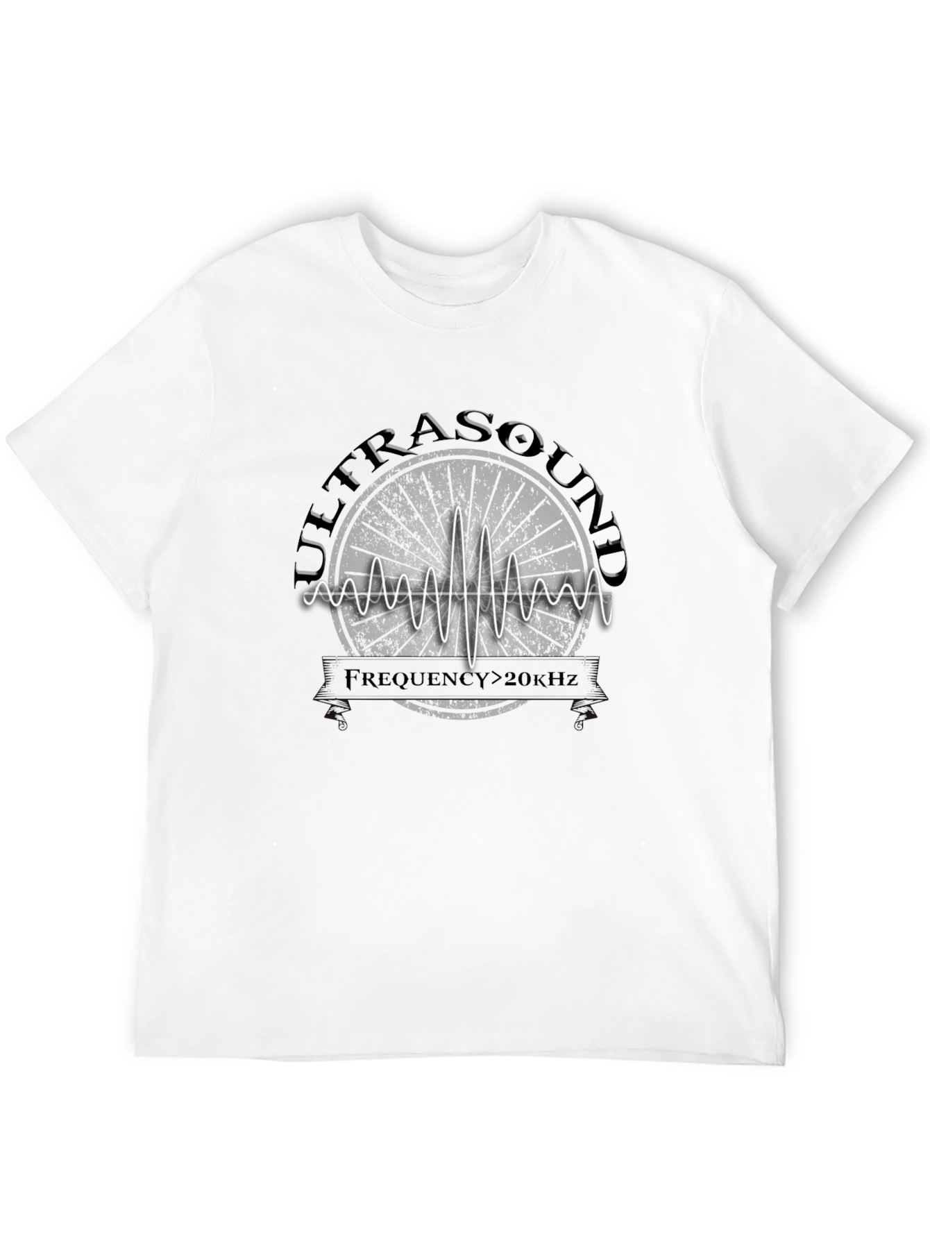 Ultrasound Frequency T-Shirt - Science Graphic Tee