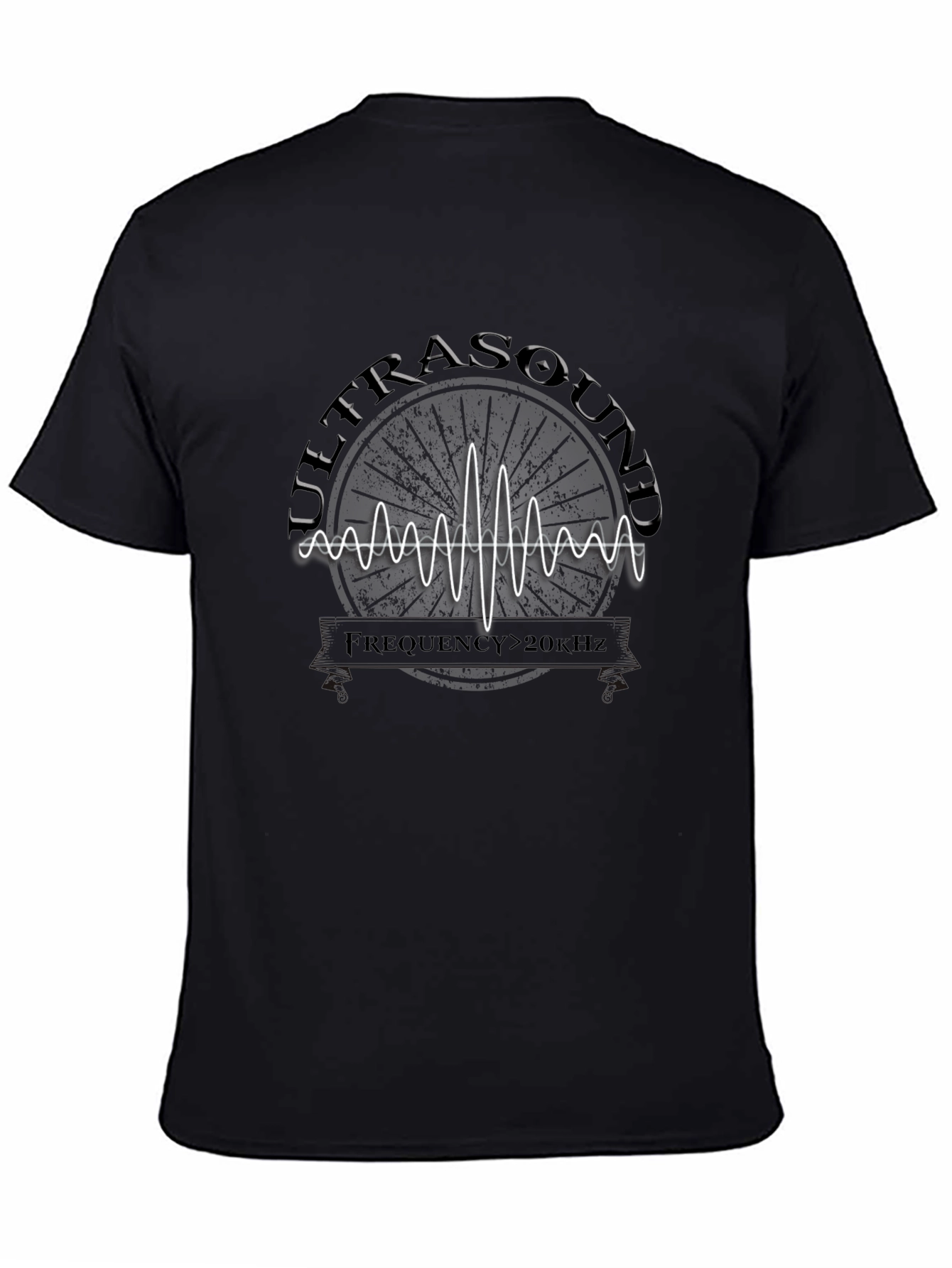 Ultrasound Frequency T-Shirt - Science Graphic Tee
