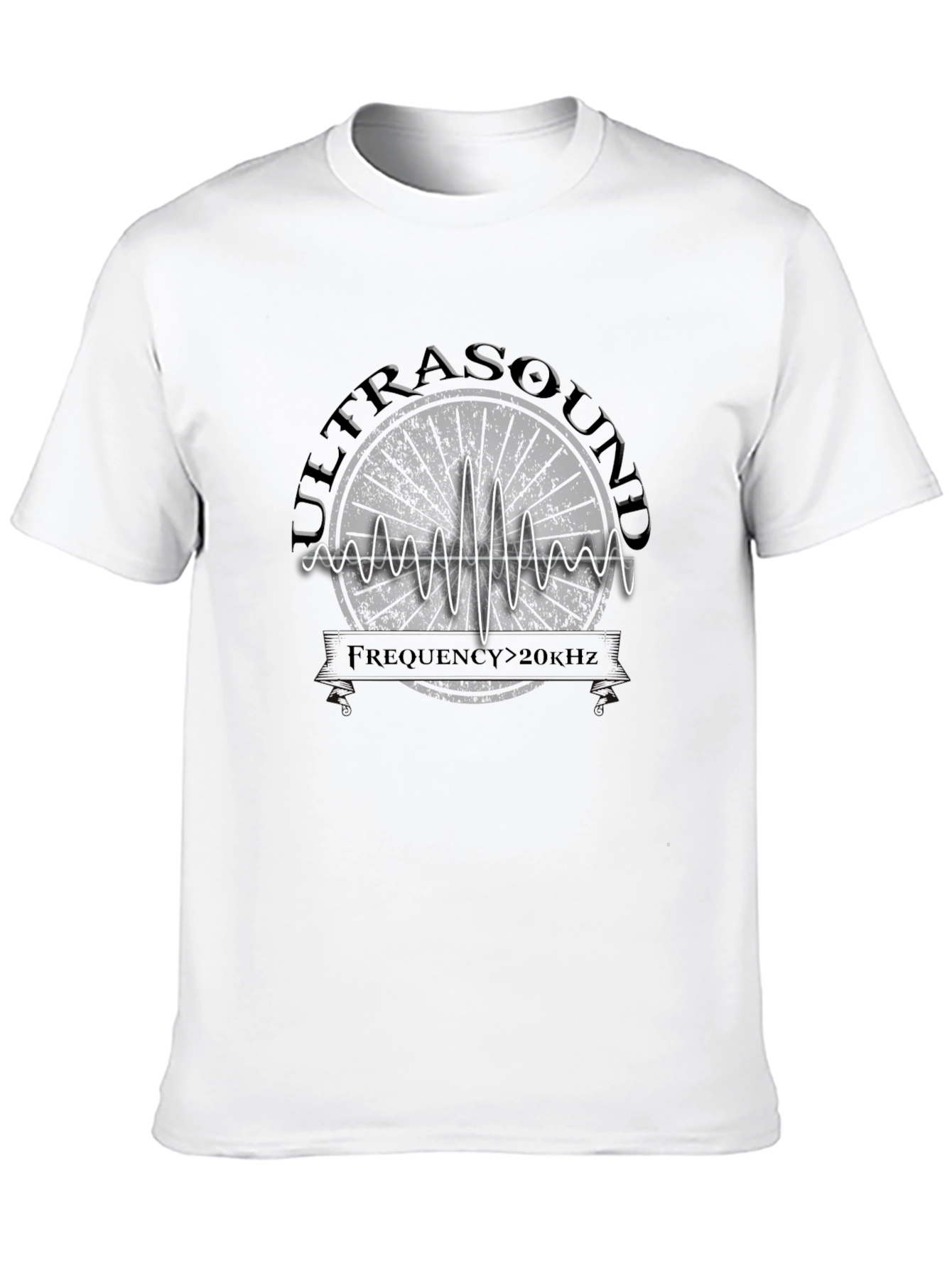 Ultrasound Frequency T-Shirt - Science Graphic Tee