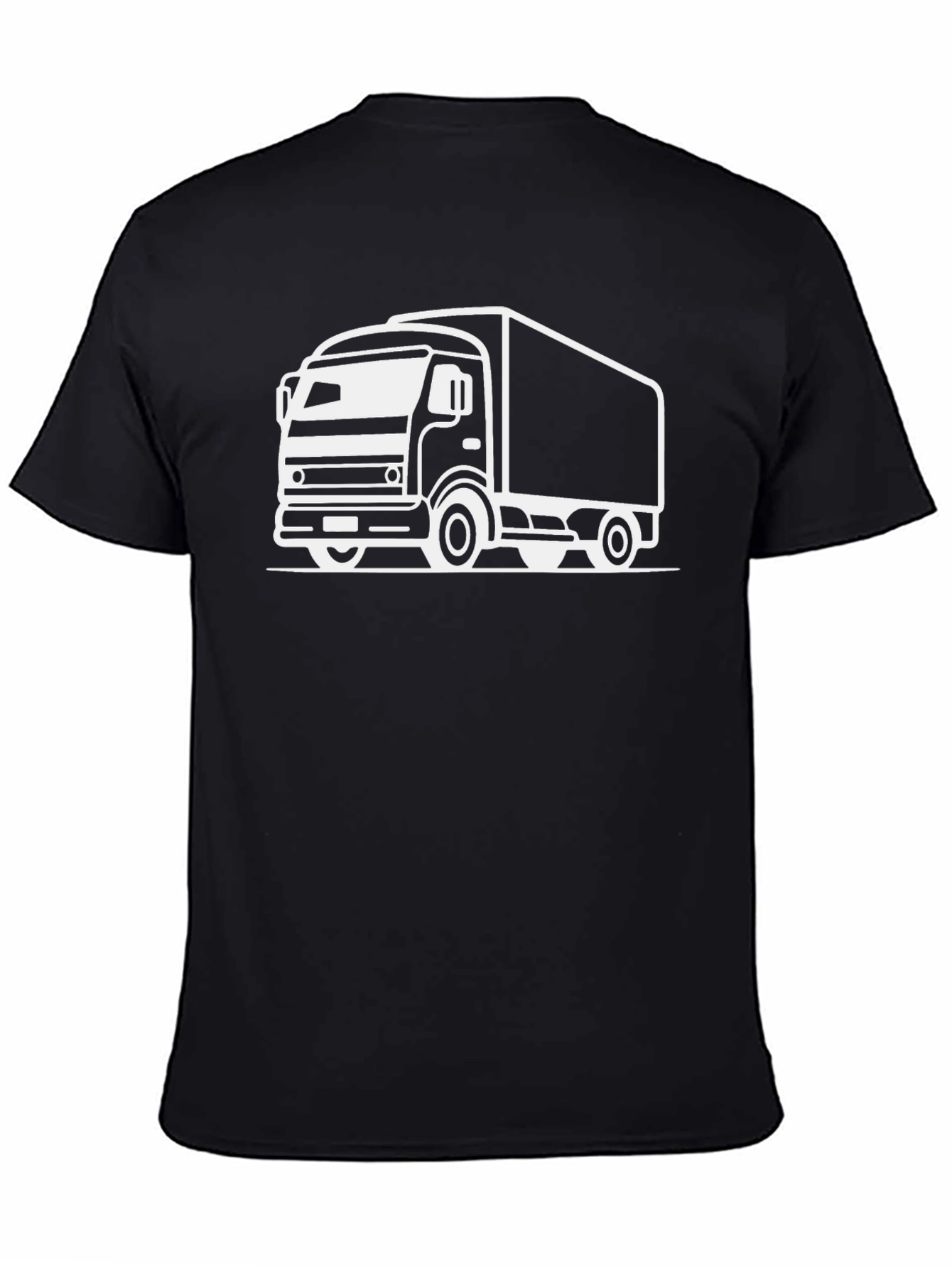 Truck Graphic Tee - Black Cotton Blend
