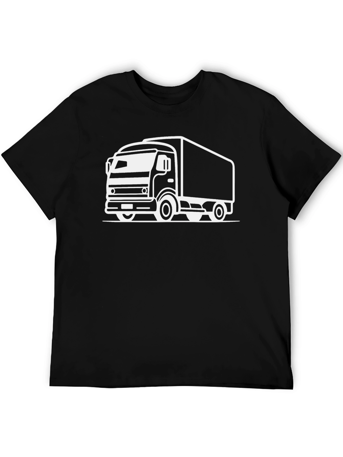 Truck Graphic Tee - Black Cotton Blend