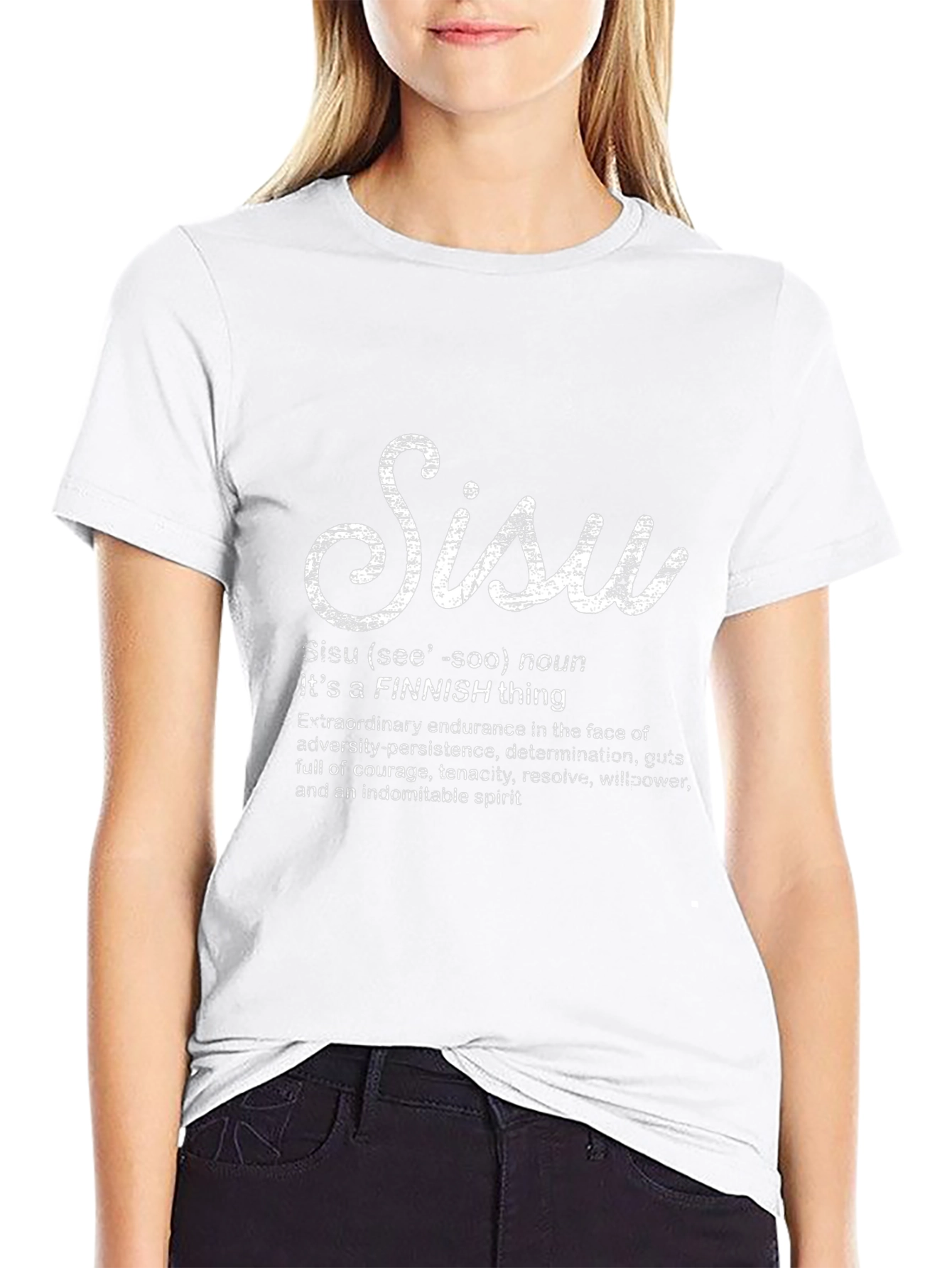 Sisu Finnish Thing T-Shirt - Courage Tenacity Resolve