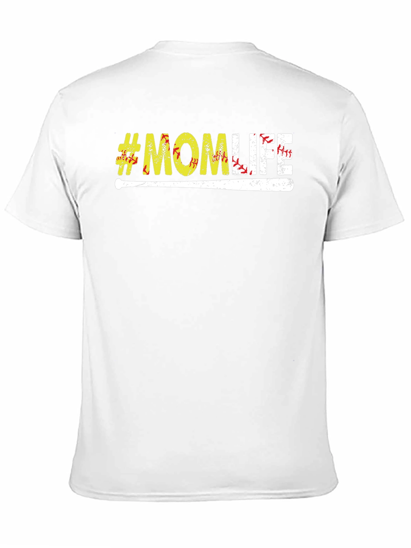 #MomLife Baseball Graphic Tee - Casual Comfort