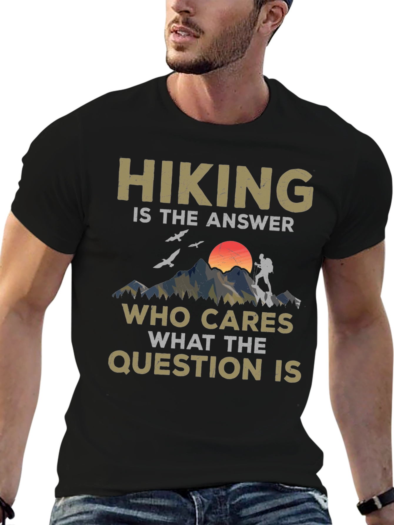 Hiking is the Answer Graphic Tee