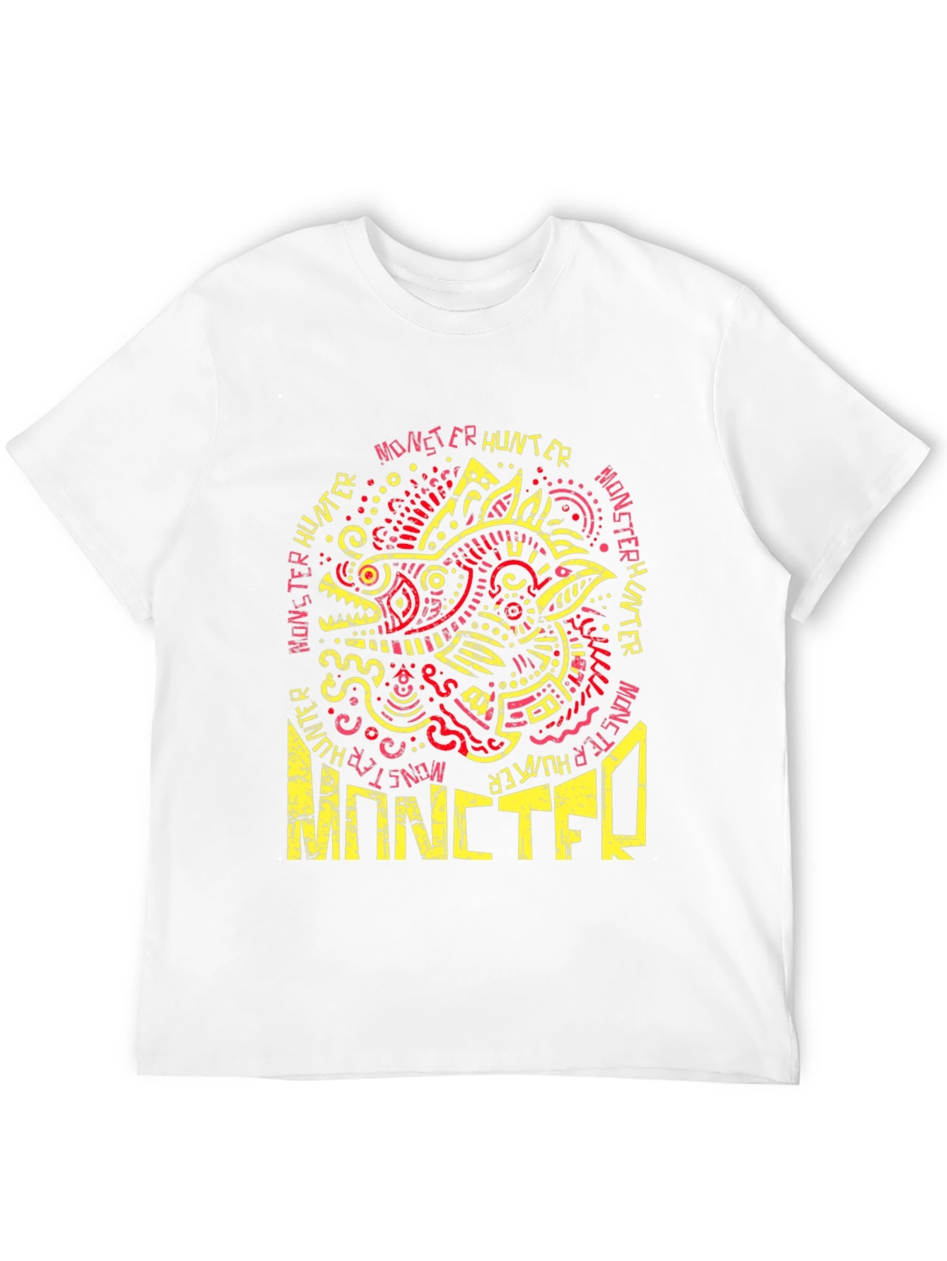 Monster Hunter Graphic Tee - Cool Dragon Design