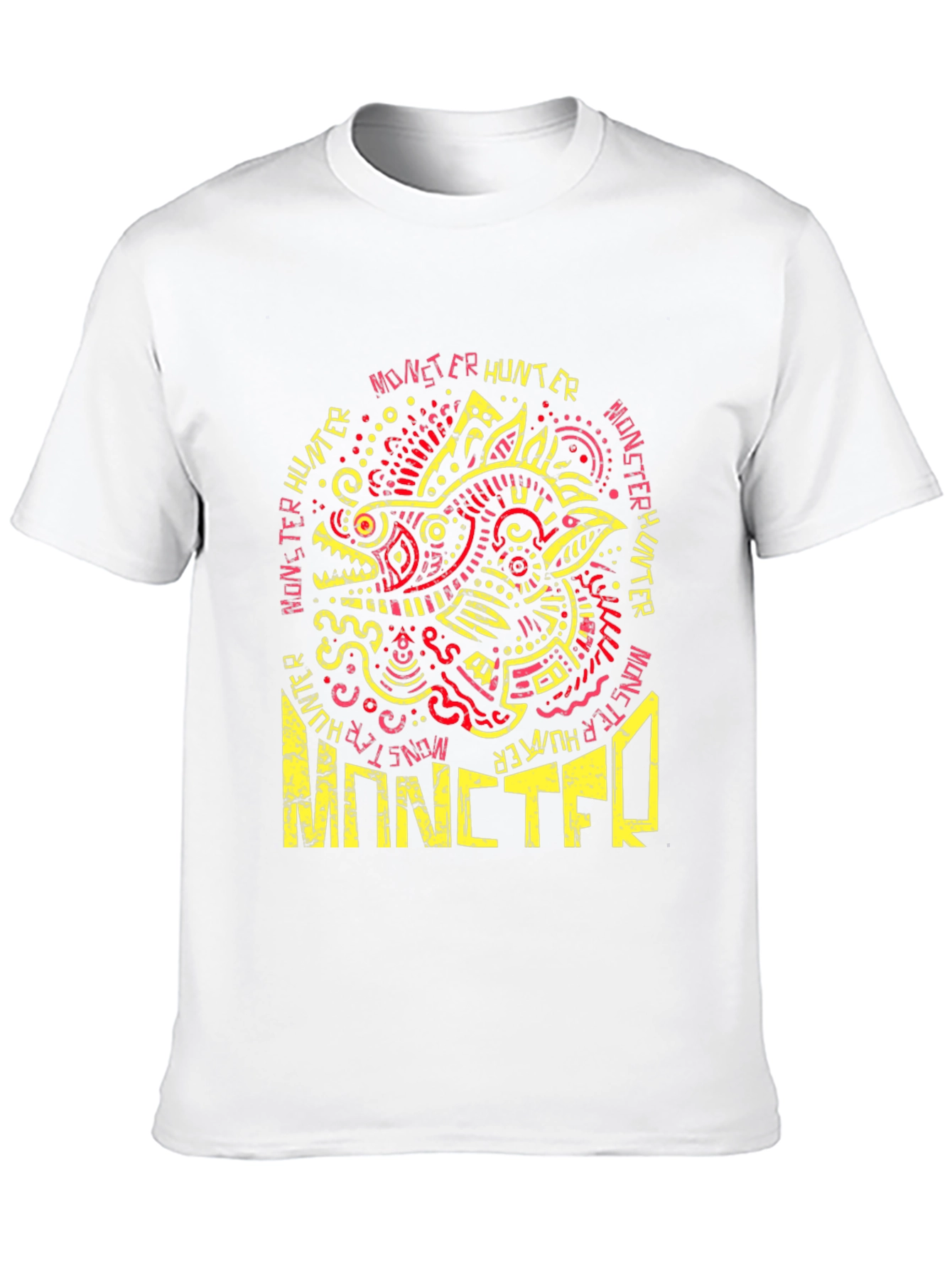 Monster Hunter Graphic Tee - Cool Dragon Design