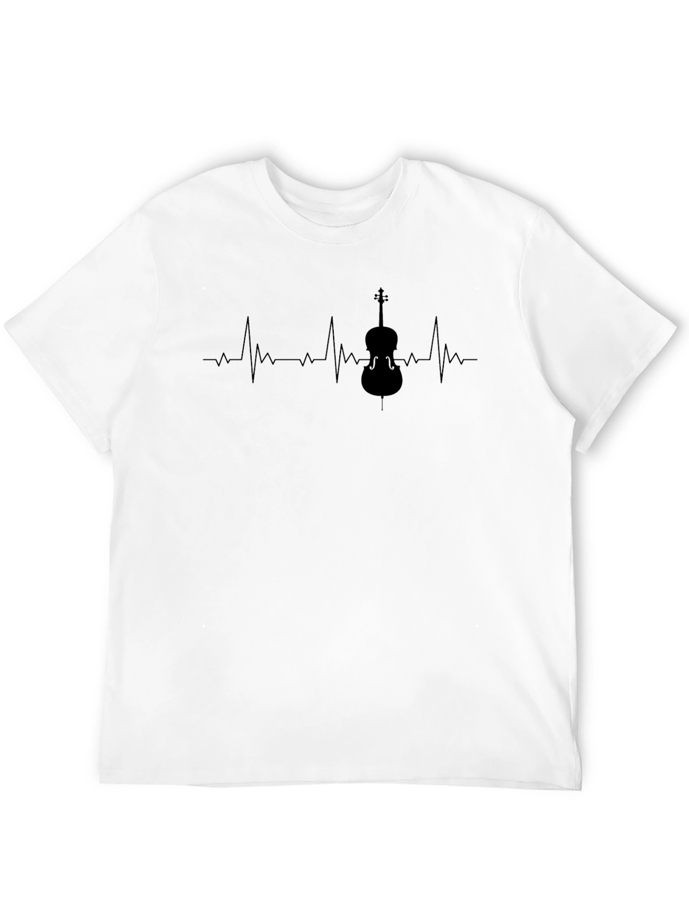 Cello Heartbeat T-Shirt - Music Lover Tee
