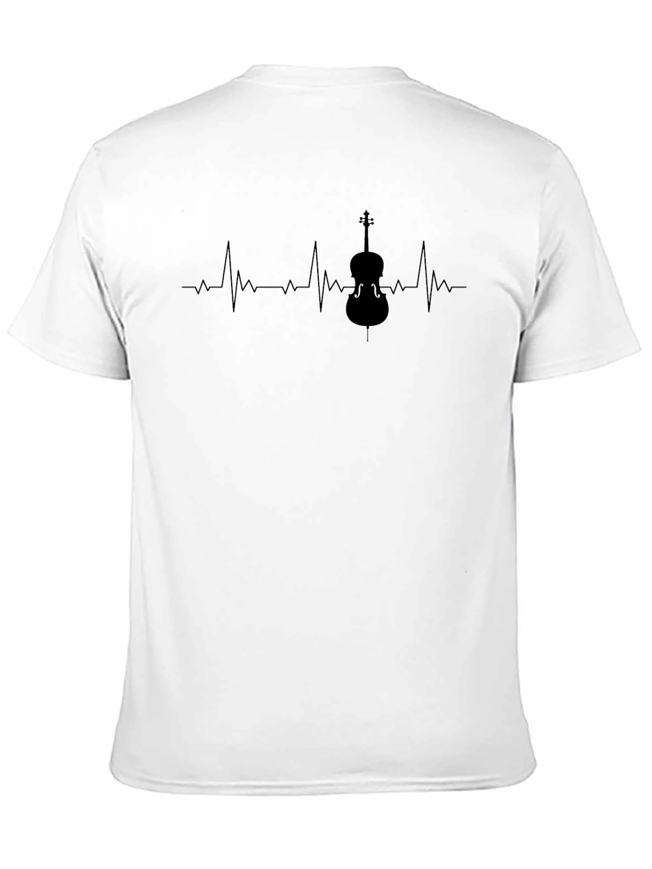 Cello Heartbeat T-Shirt - Music Lover Tee