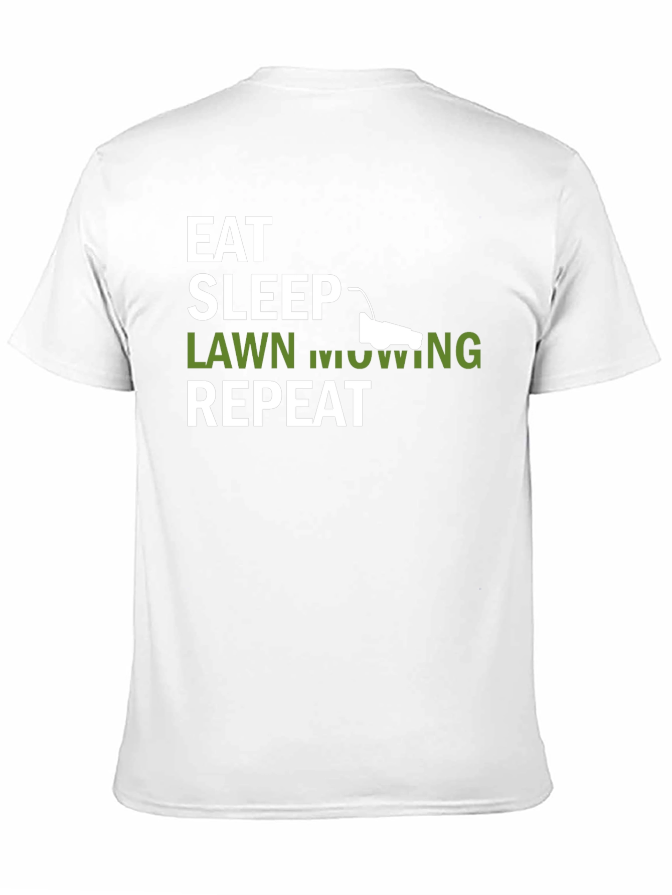 Eat Sleep Lawn Mowing Repeat Mens T-Shirt