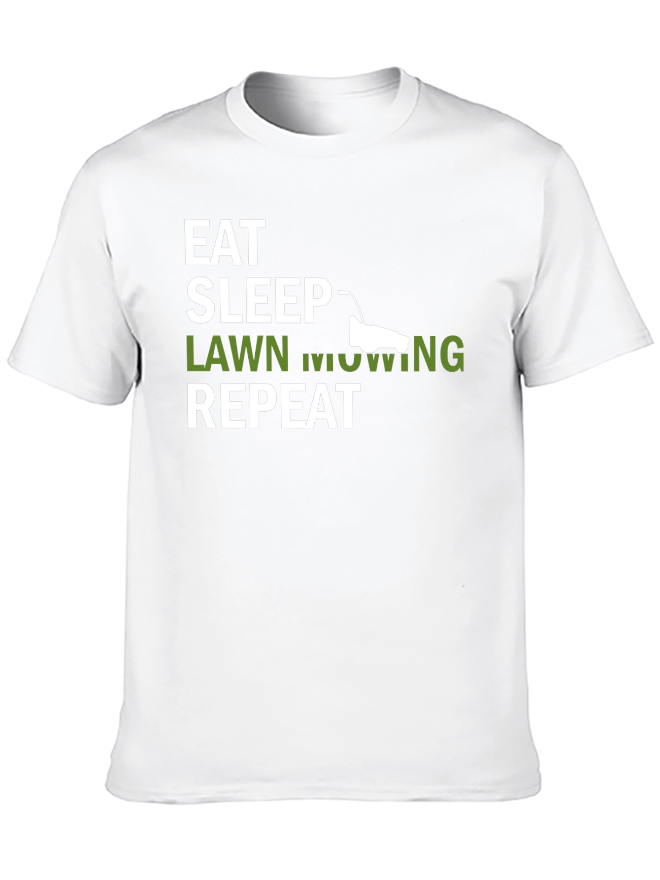 Eat Sleep Lawn Mowing Repeat Mens T-Shirt