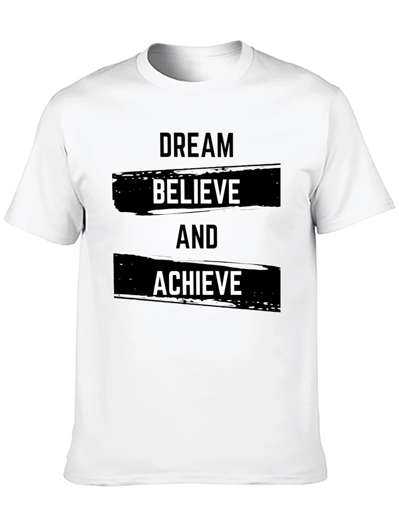 Dream Believe Achieve Black T-Shirt