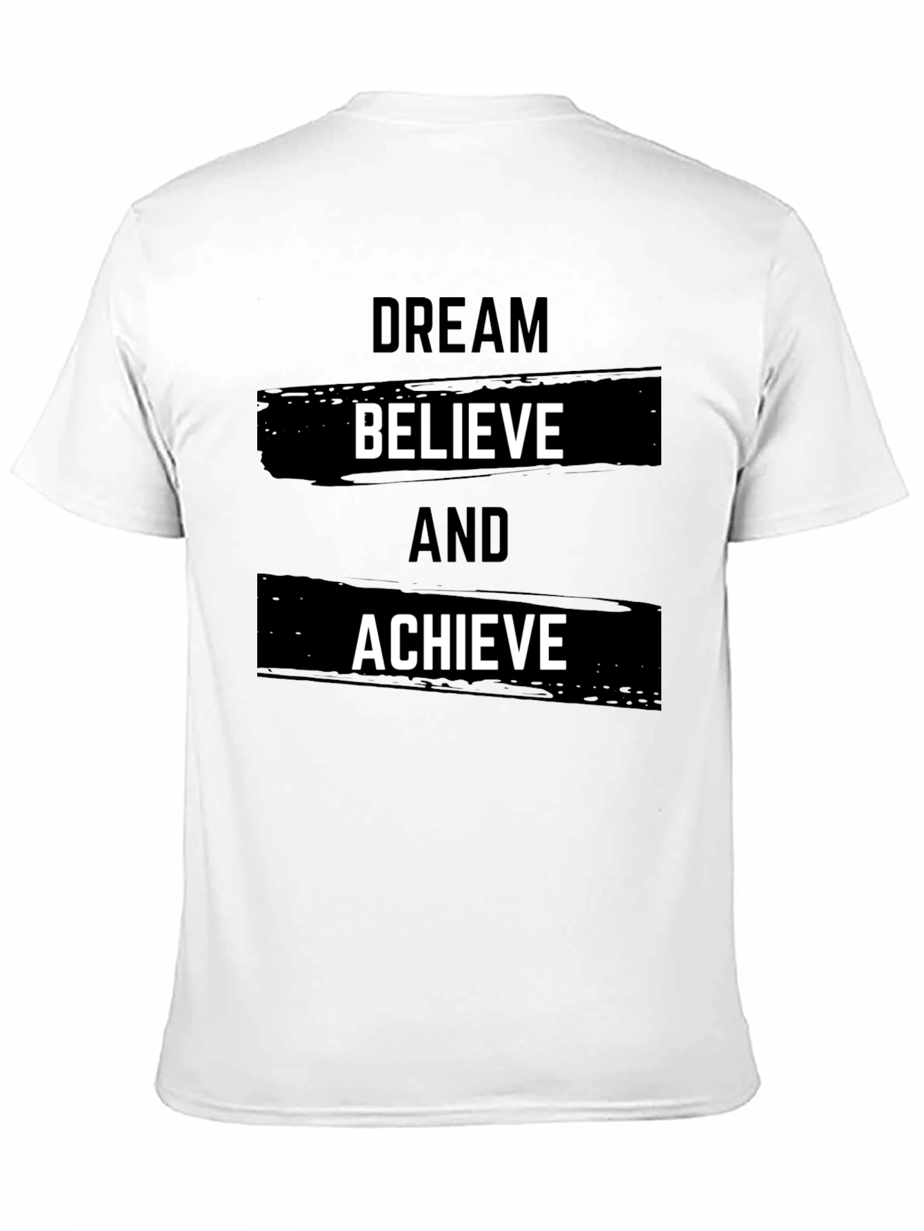 Dream Believe Achieve Black T-Shirt