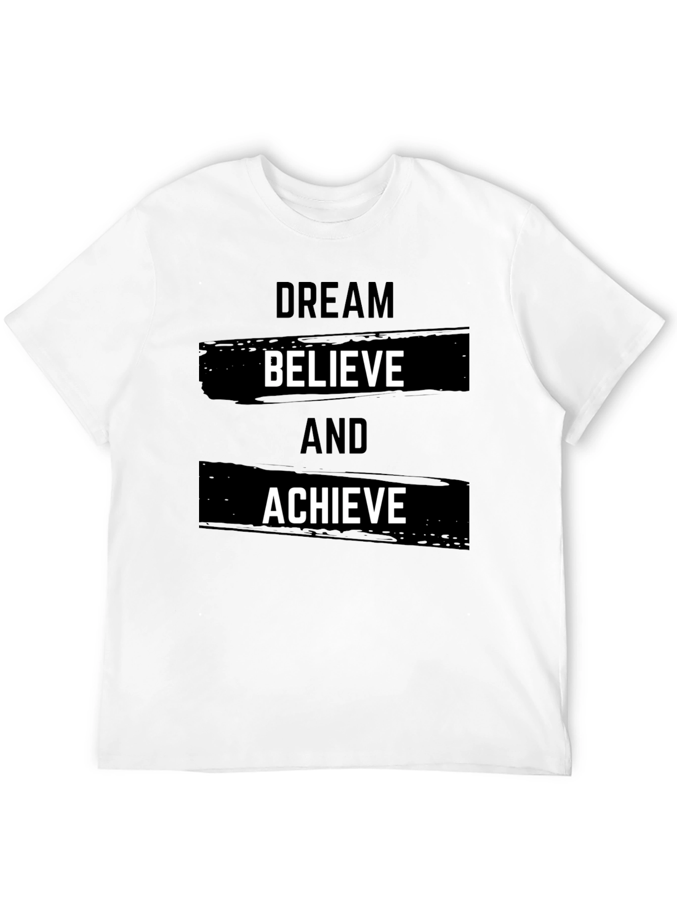 Dream Believe Achieve Black T-Shirt